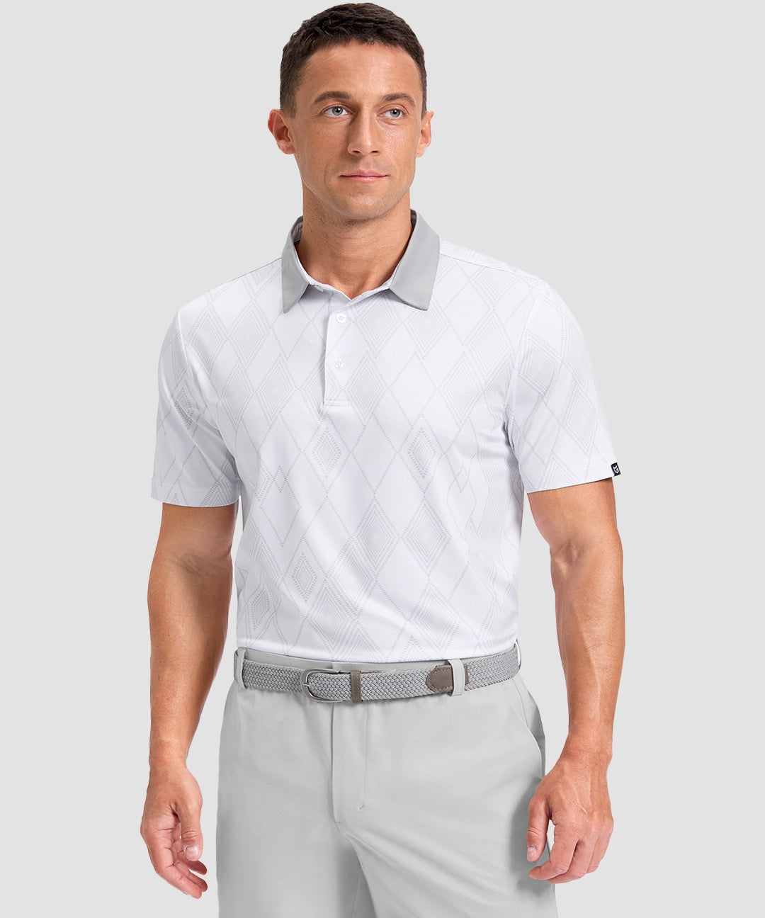 Sun Protection Printed Golf Polo - Image 5
