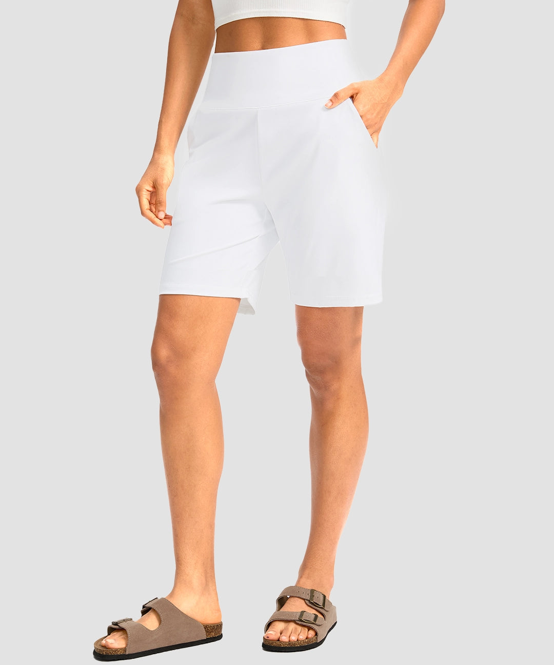 Elastic Waist Bermuda Shorts 5''/7''/9'' - Image 22