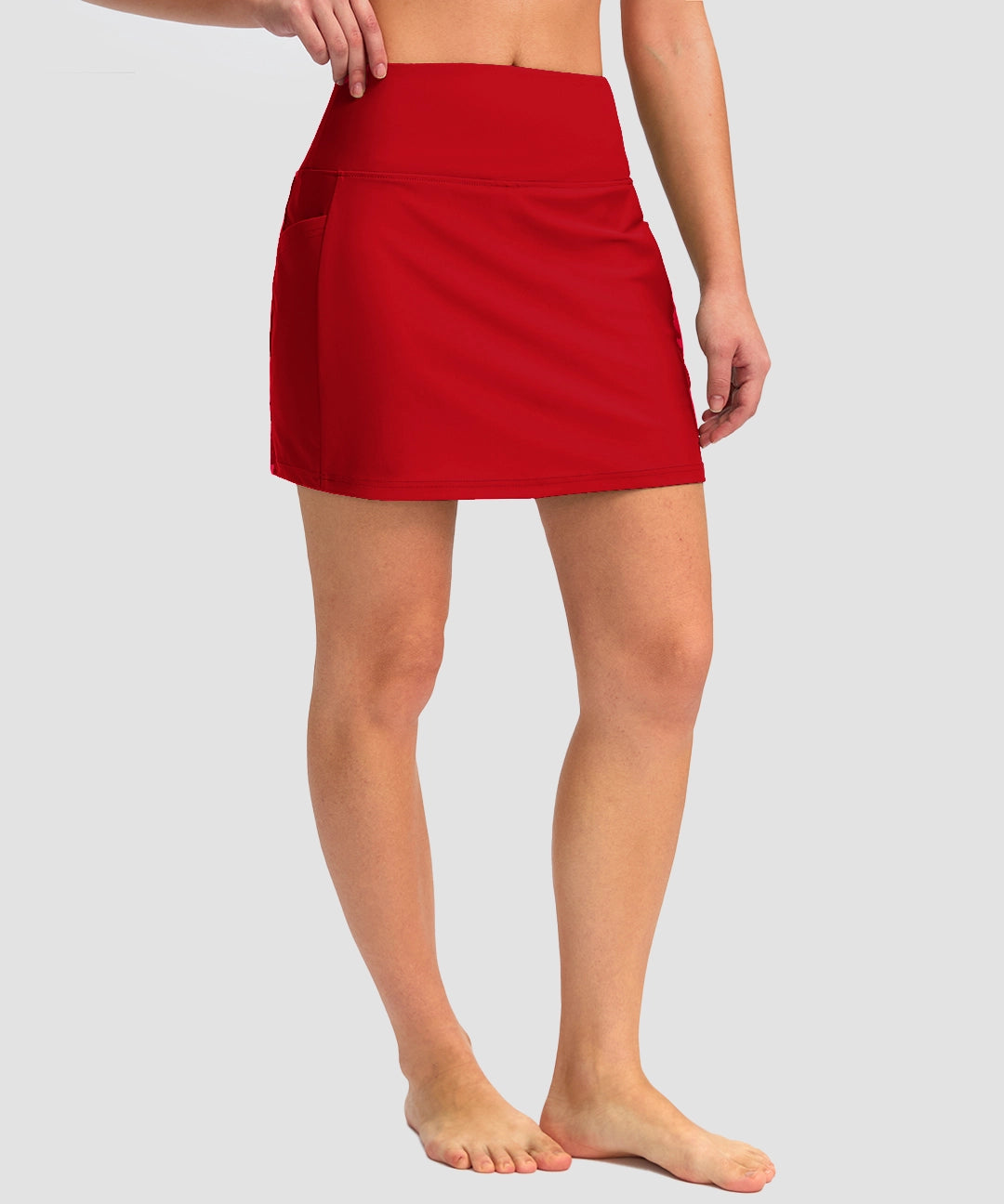 Side Pockets Swim Skort - Image 23