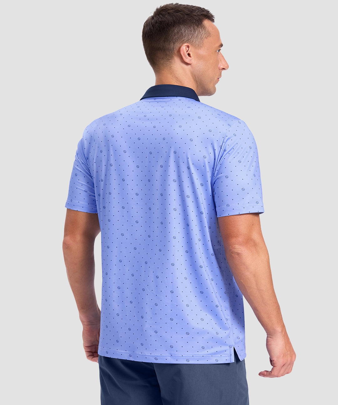 Sun Protection Printed Golf Polo - Image 22
