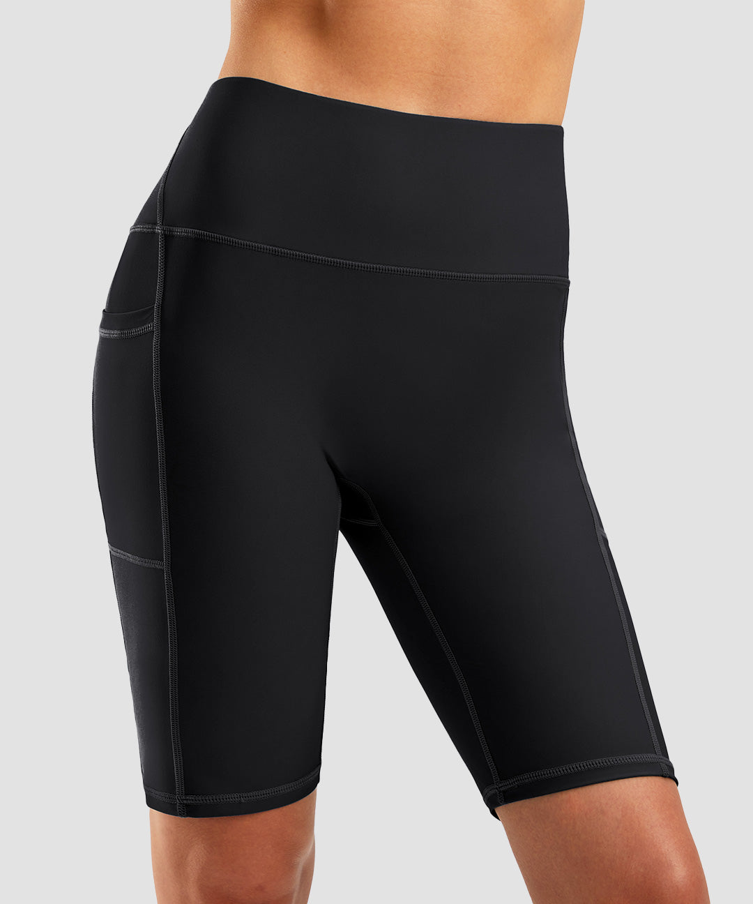 High Waist Pockets Lined Short 9'' - Image 2