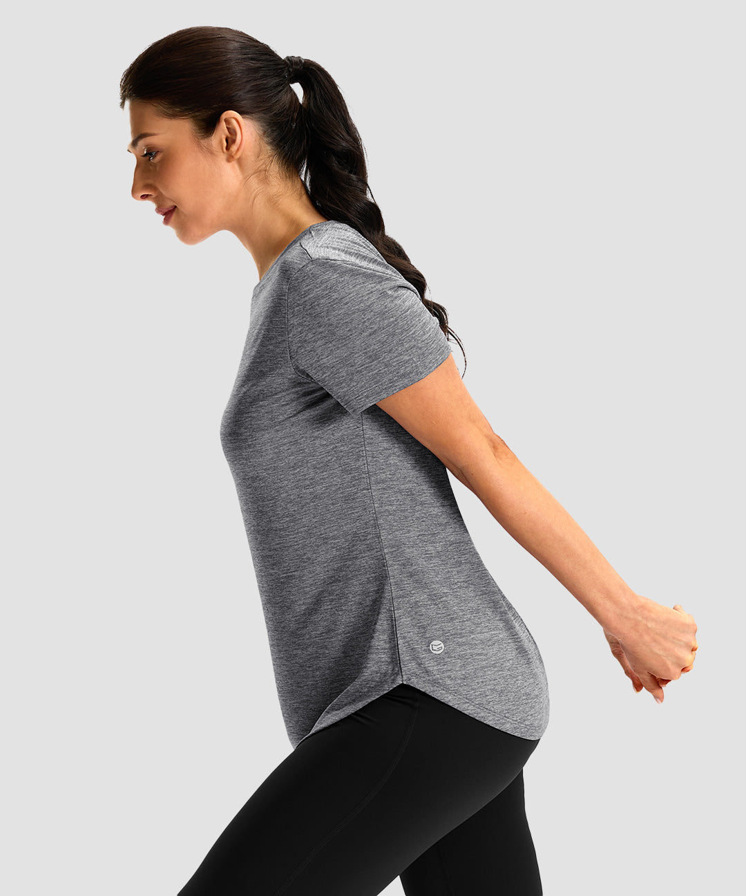 Lightweight Curved Hem Short Sleeve - Image 11