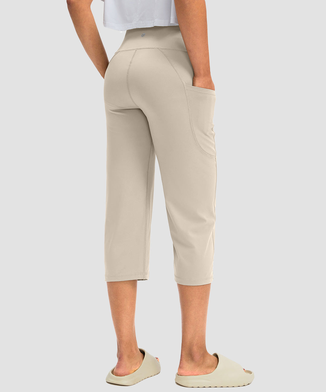 High Waist Straight Capri - Image 27