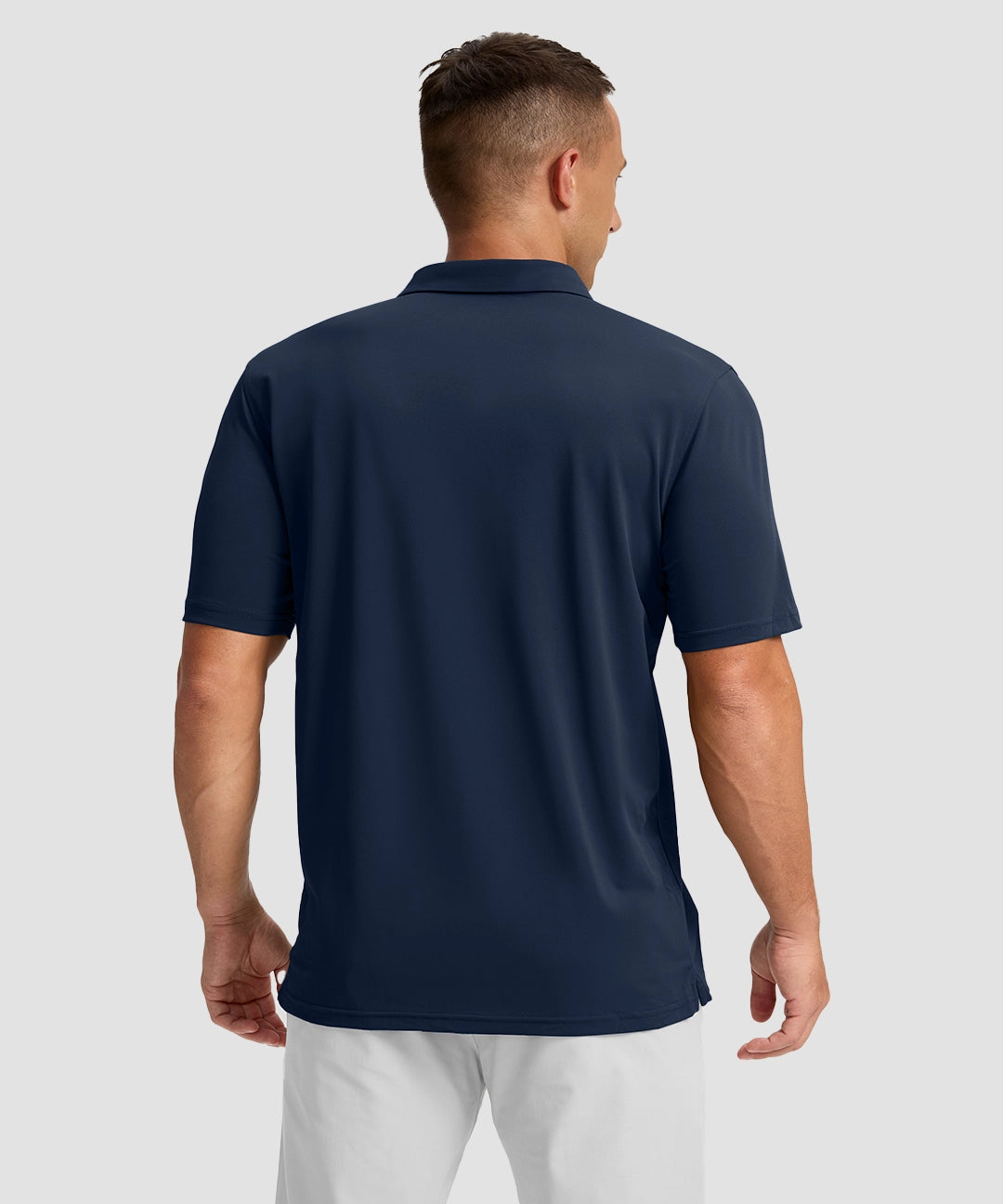 Line Print Dry Fit Golf Polo - Image 13