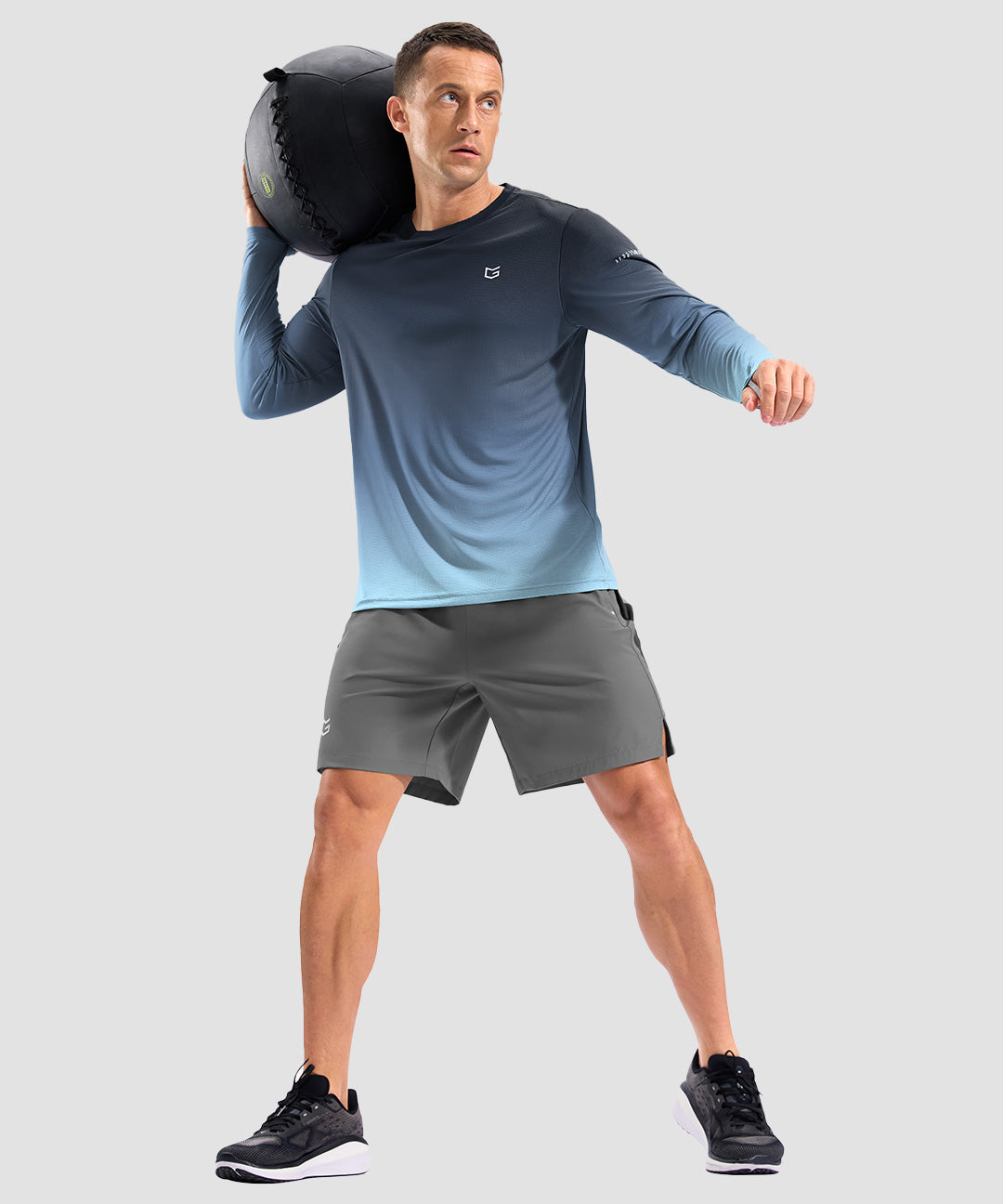 UV Protection Grid-textured Long Sleeve - Image 4