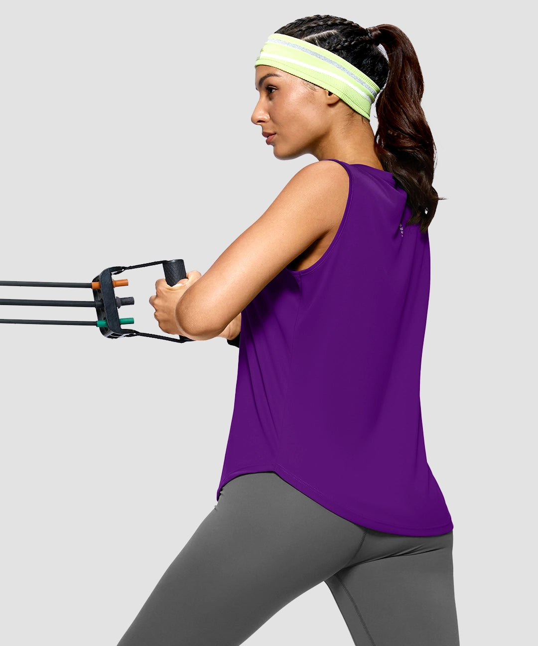 Reflective Back Curved Hem Tank - Image 27