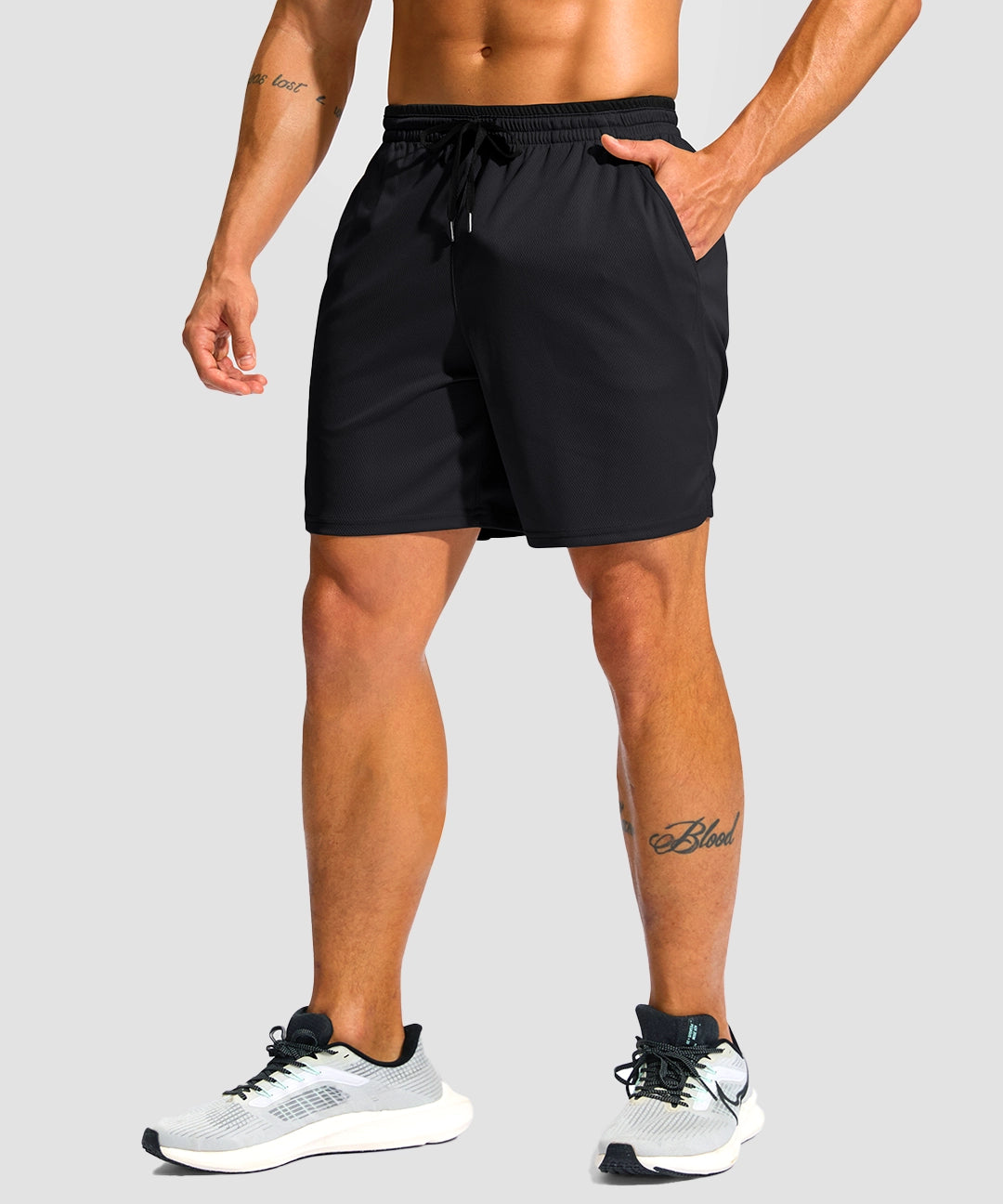 Mesh Split-Leg Zip Pockets Short 5''/7'' - Image 14
