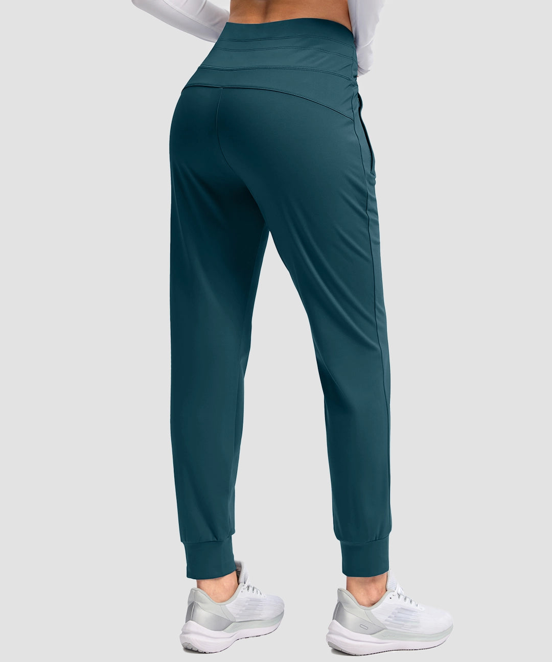 High Rise Fleece-Lined Jogger - Image 17