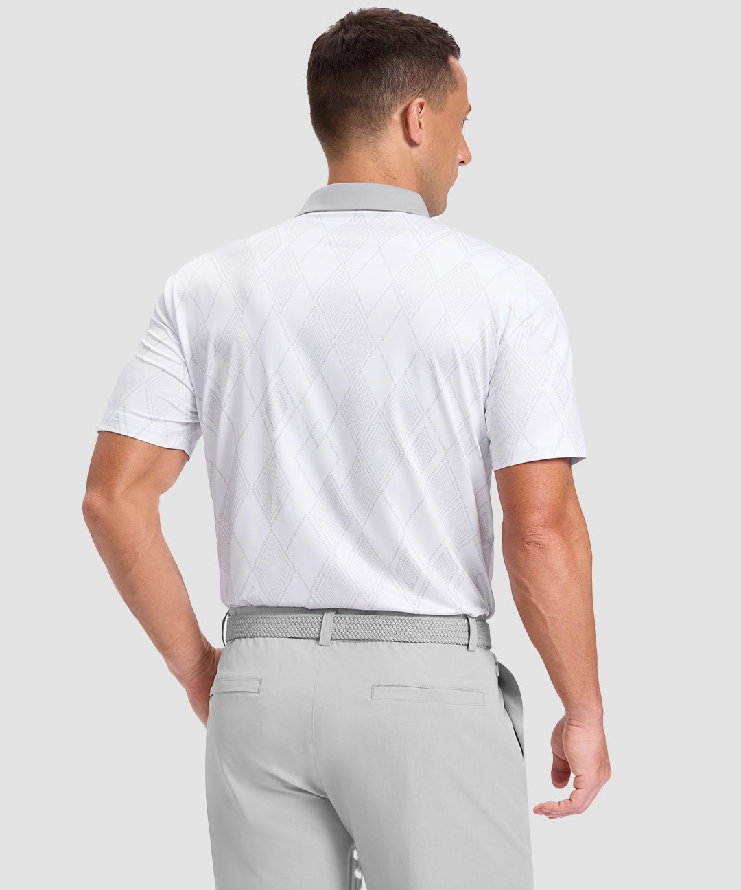 Sun Protection Printed Golf Polo - Image 6