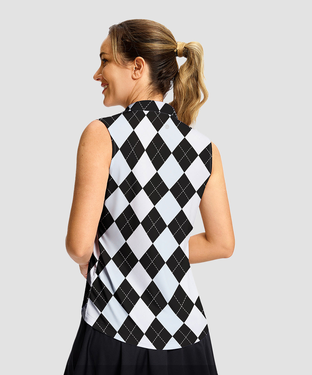 High-Low Polo Tank Top - Image 4