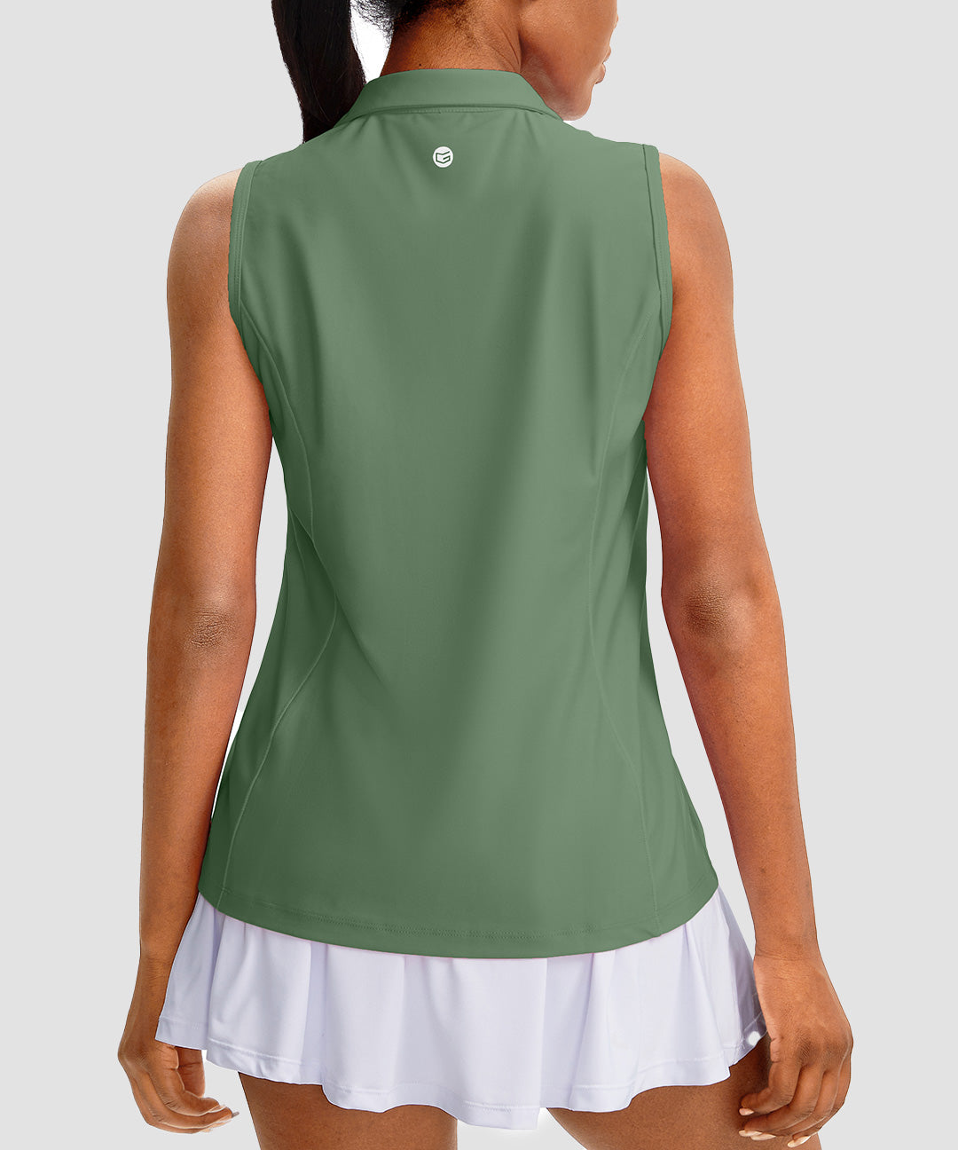Polo Neck Slim Fit Tank Top - Image 25