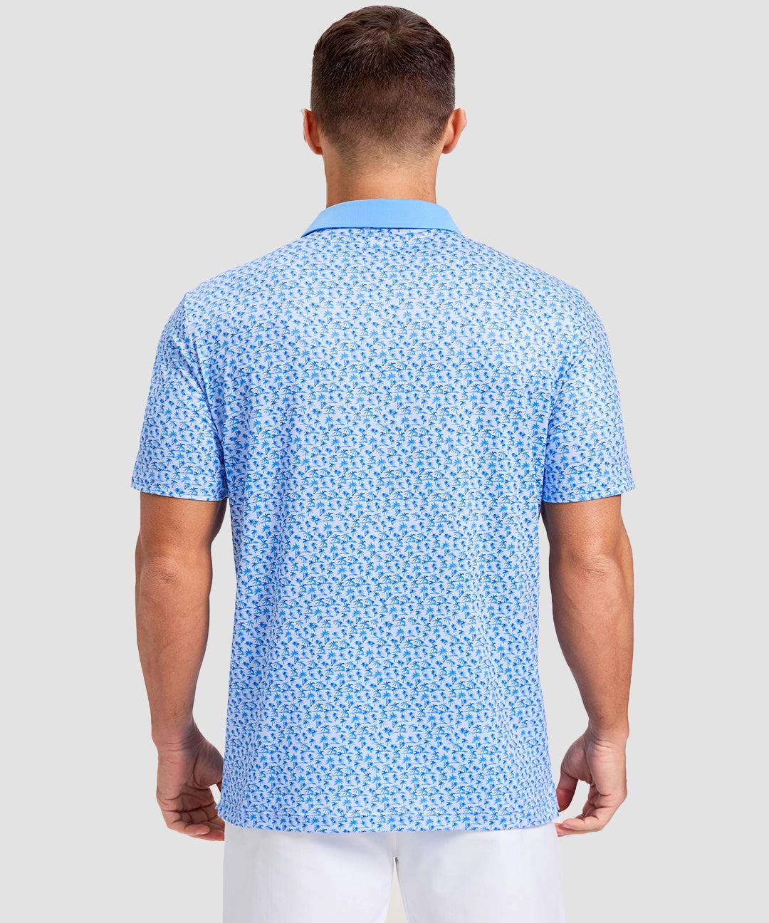 Sun Protection Printed Golf Polo - Image 26