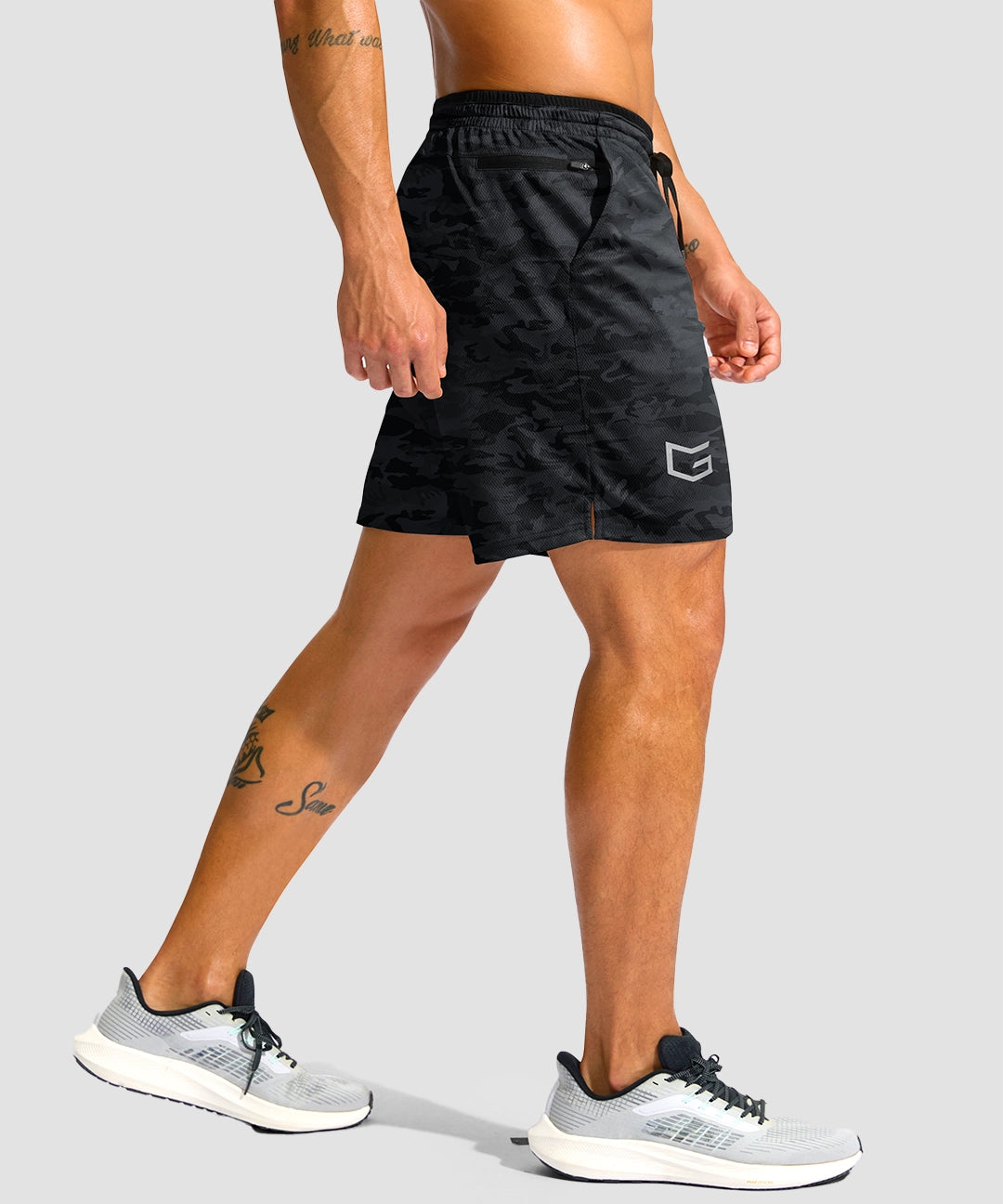 Mesh Split-Leg Zip Pockets Short 5''/7'' - Image 30