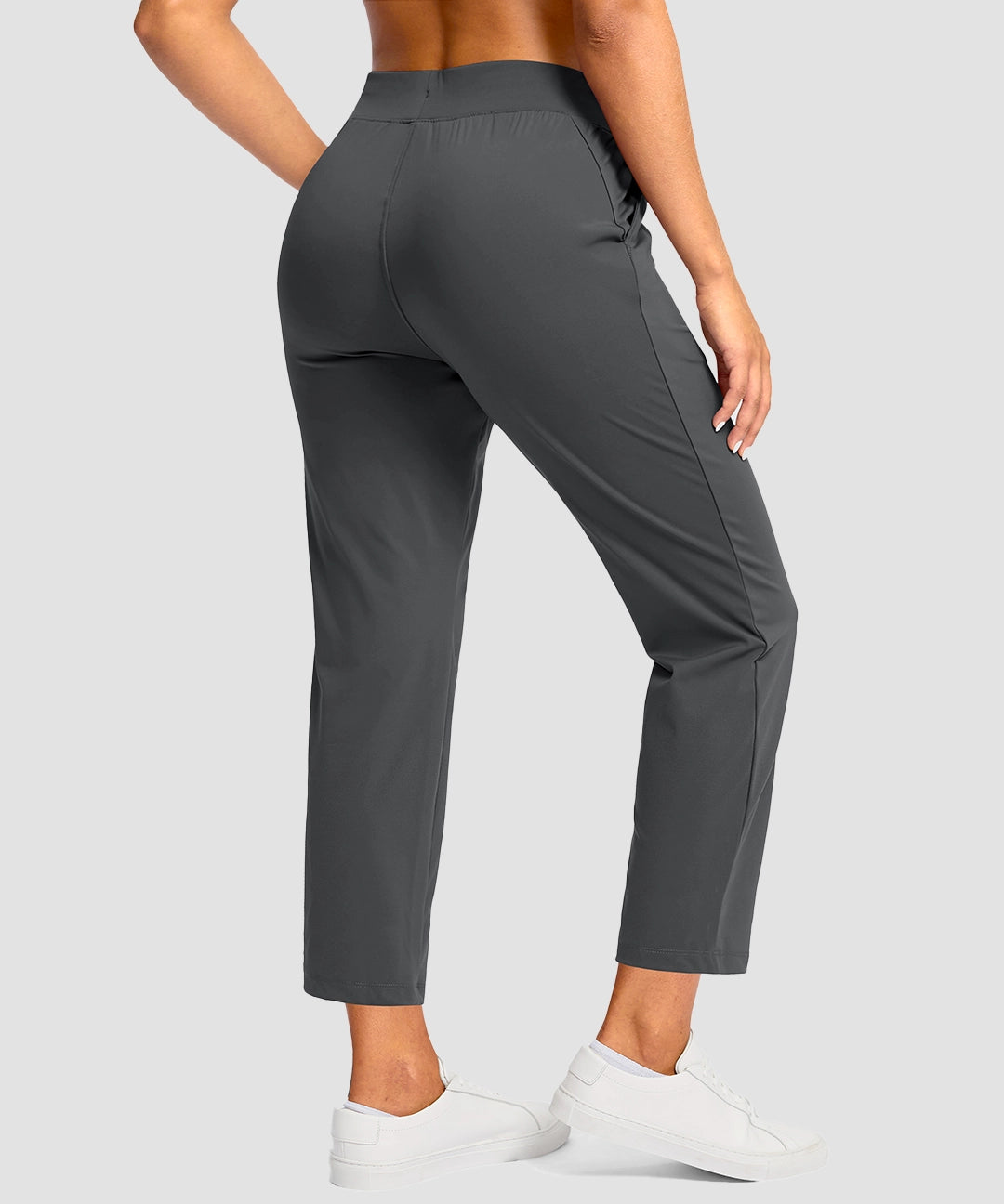 Drawstring With Pockets Ankle Pant - Image 11