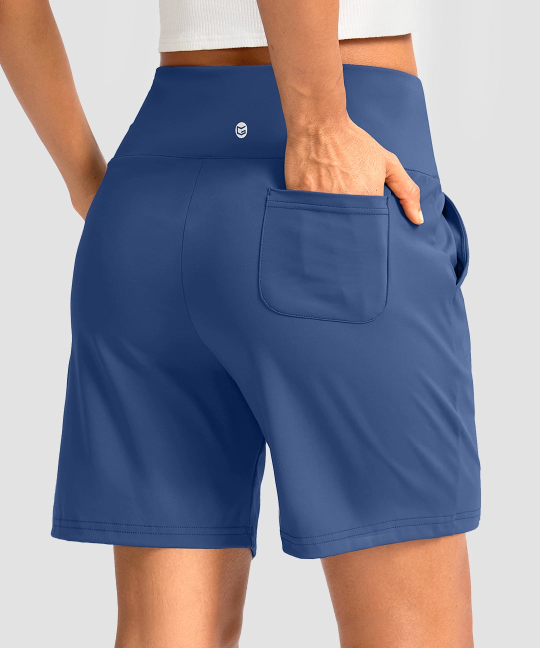 Elastic Waist Bermuda Shorts 5''/7''/9'' - Image 6