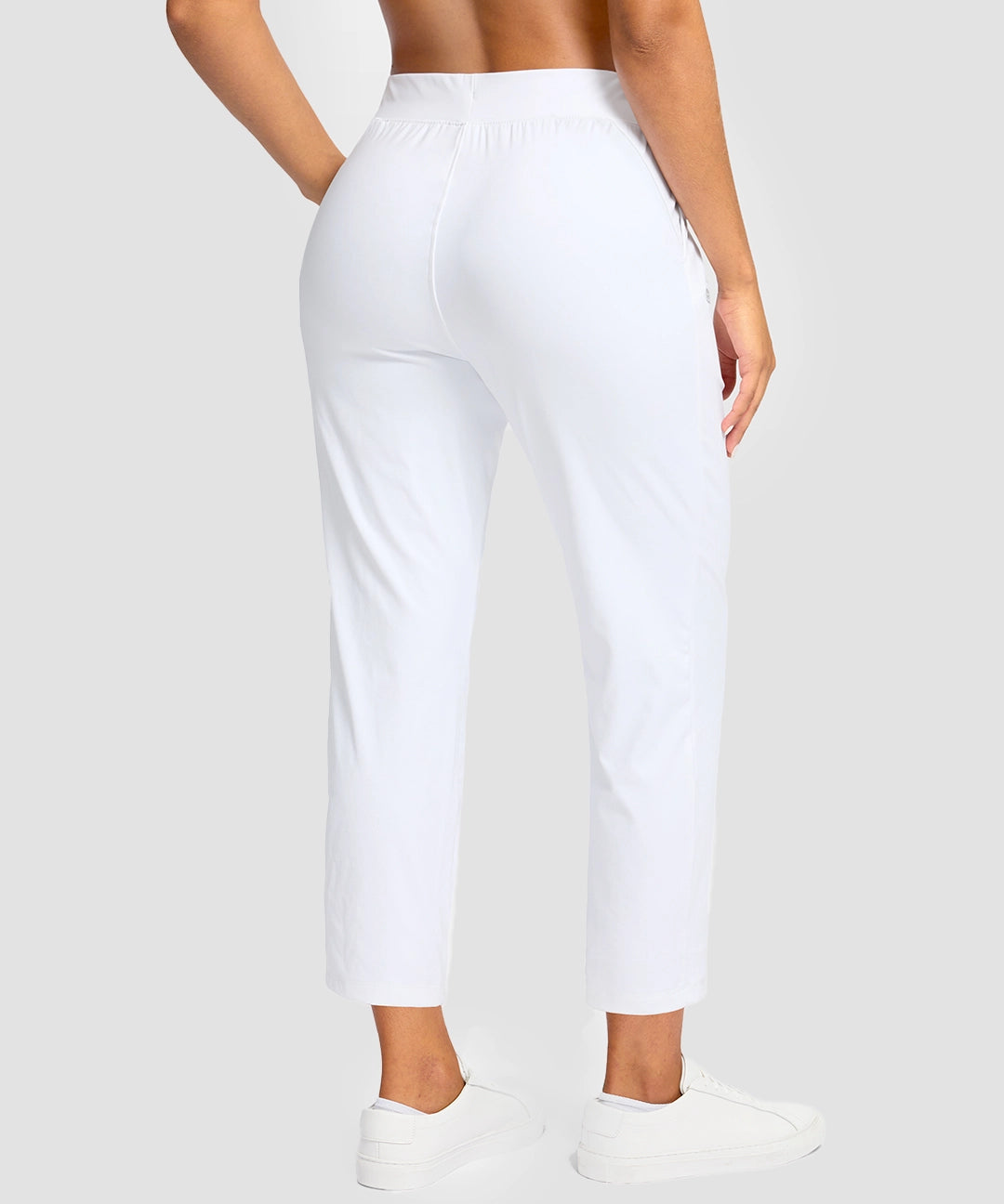 Drawstring With Pockets Ankle Pant - Image 23