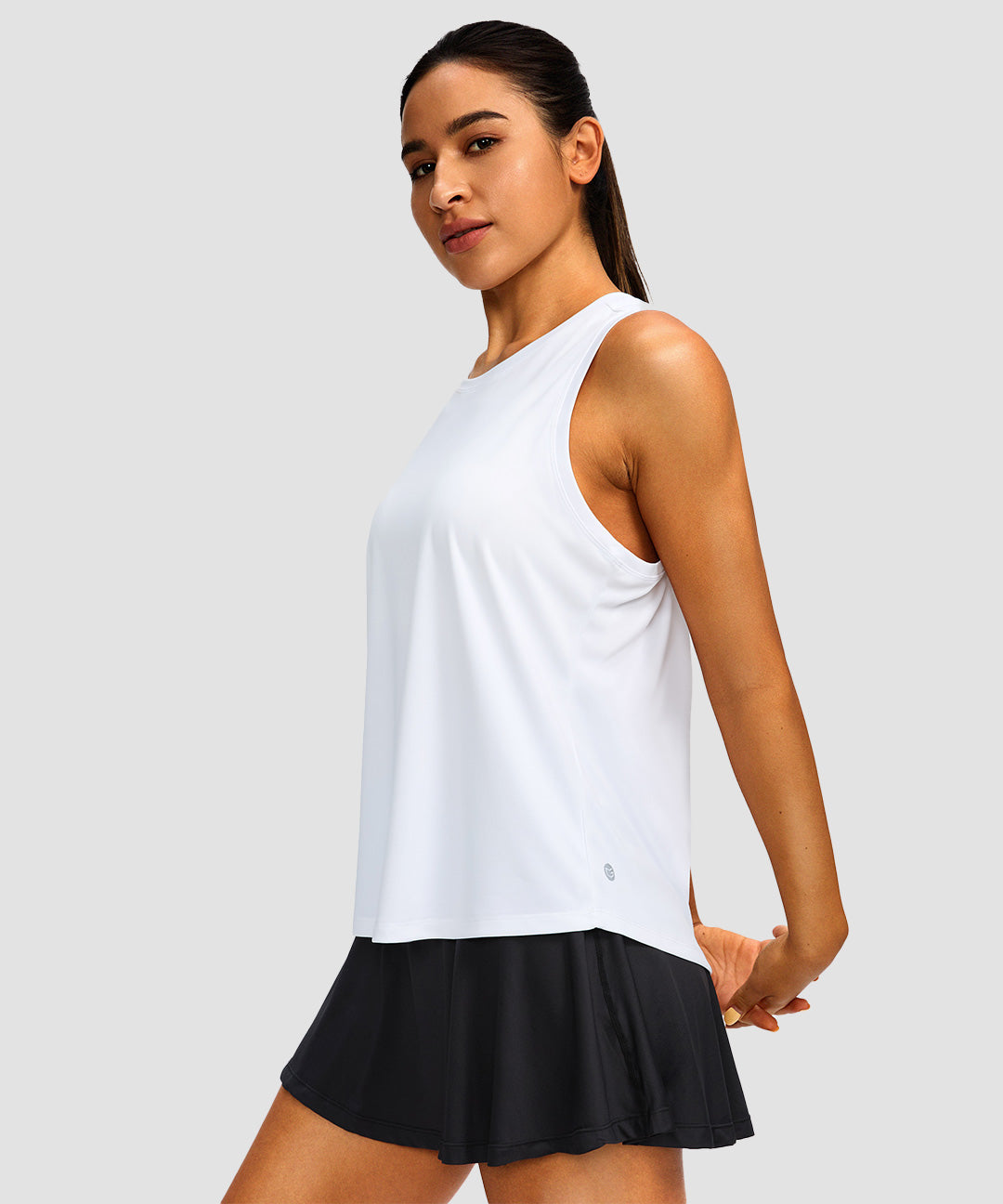 Loose Fit Racerback Tank Top - Image 7