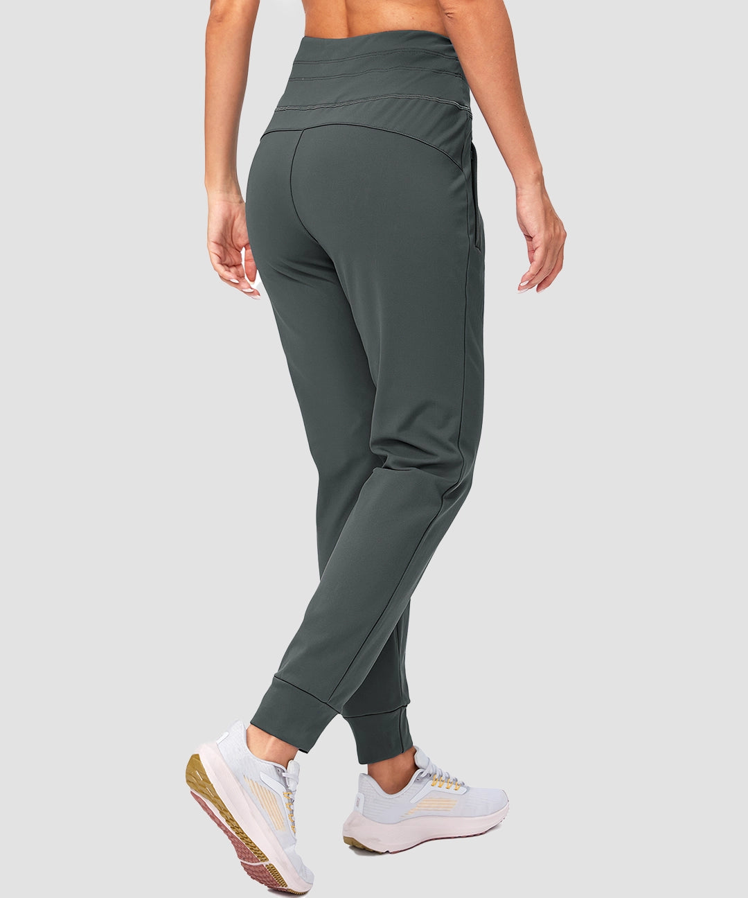 High Rise Fleece-Lined Jogger - Image 11
