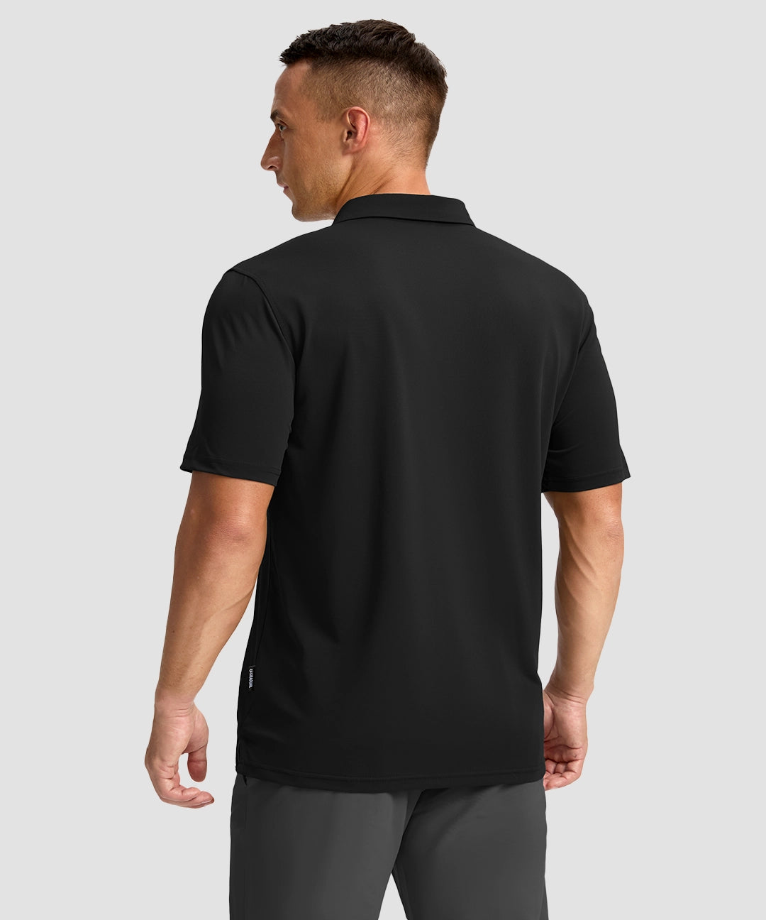 Line Print Dry Fit Golf Polo - Image 9