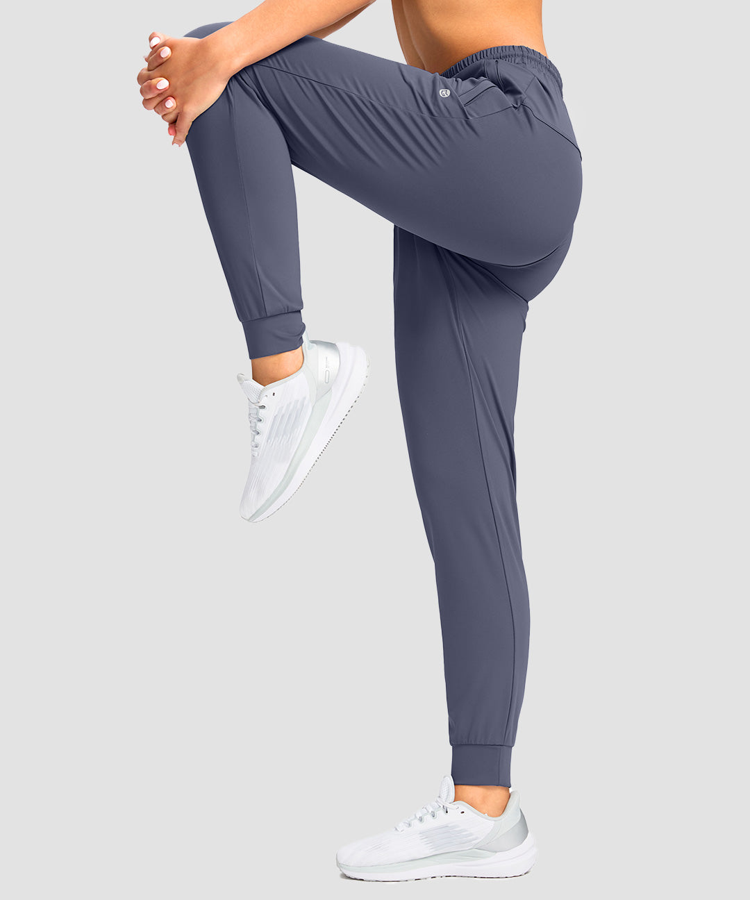 Elastic Waist Zip Pockets Jogger - Image 2