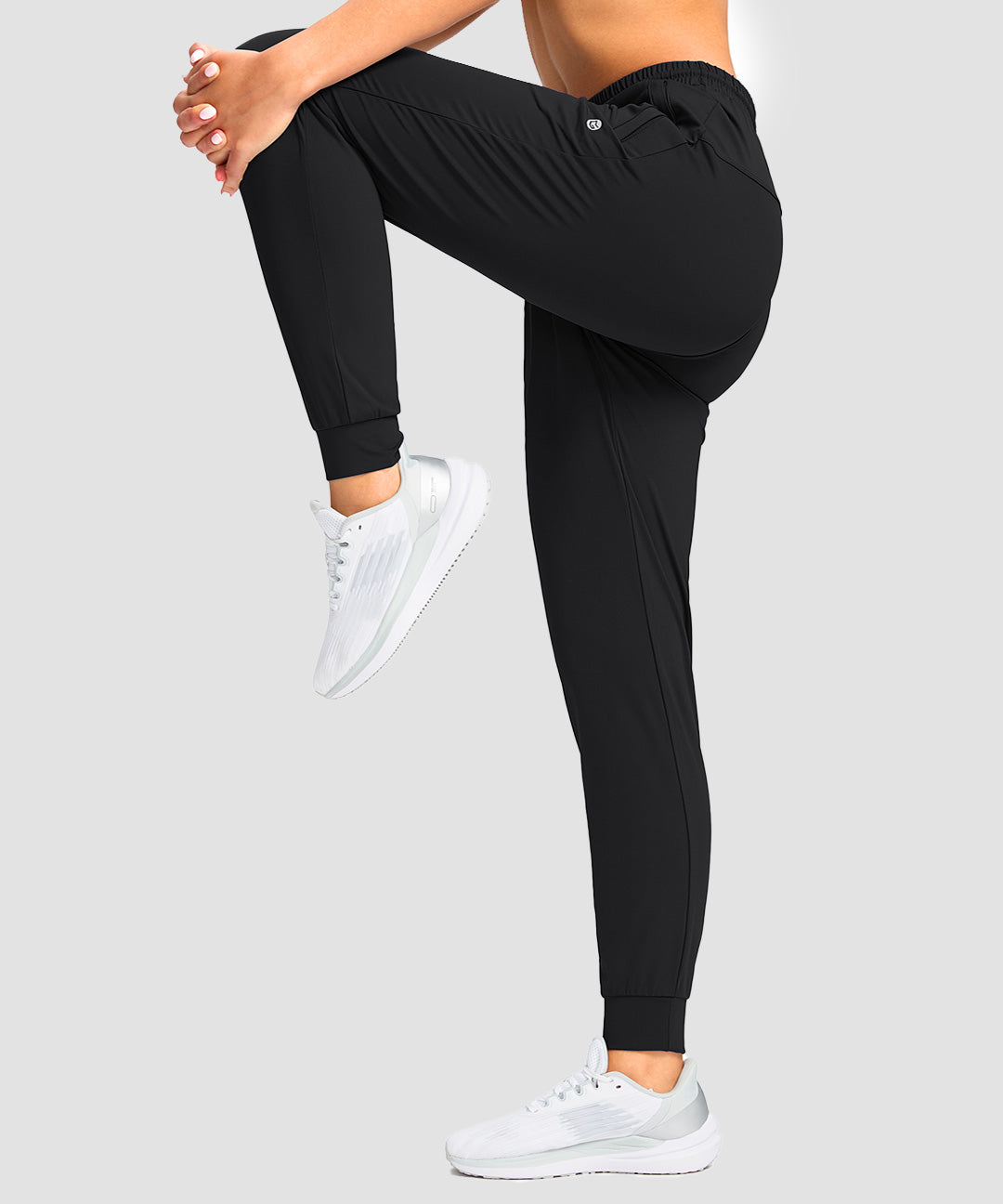 Elastic Waist Zip Pockets Jogger - Image 5