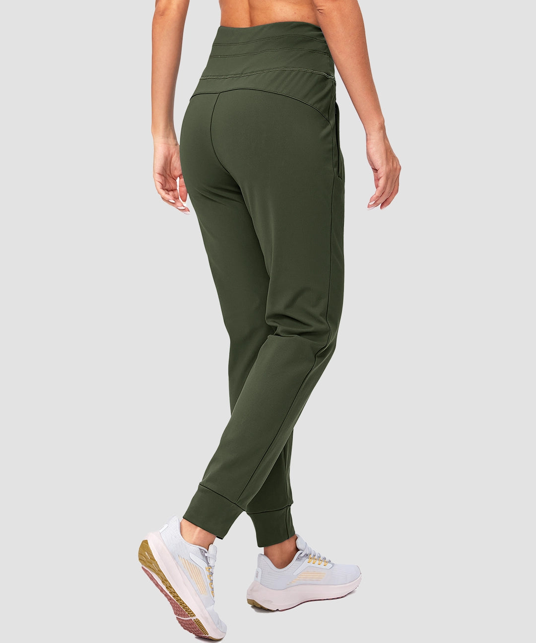 High Rise Fleece-Lined Jogger - Image 23