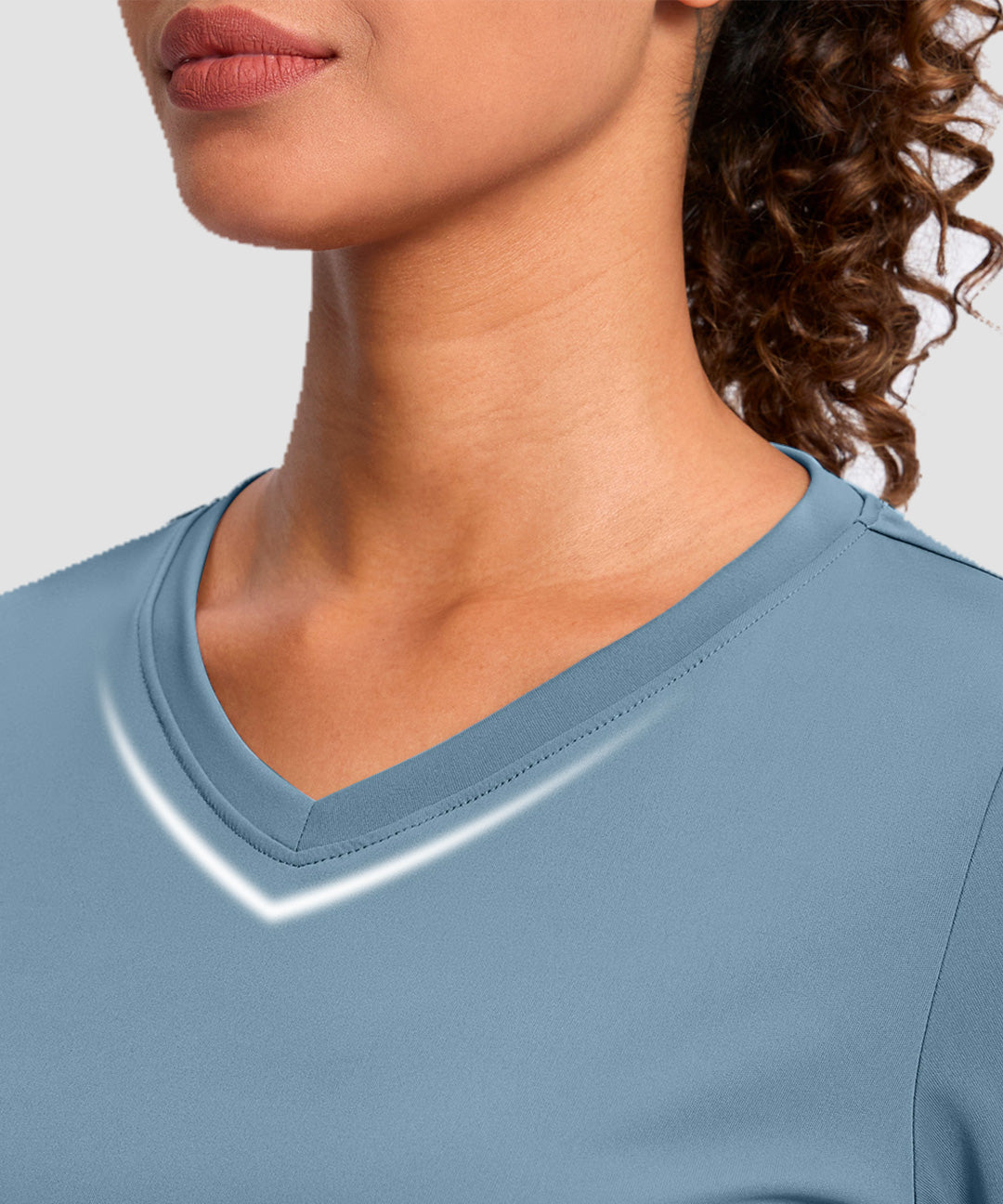 UV Protection V Neck Short Sleeve - Image 3