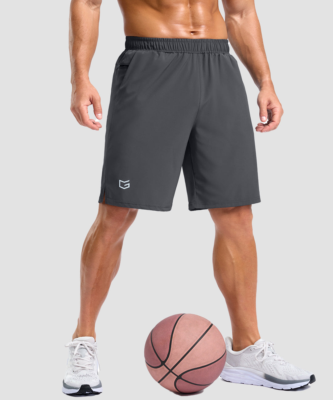 Elastic Waist Split Hem Short 5''/7''/9'' - Image 19