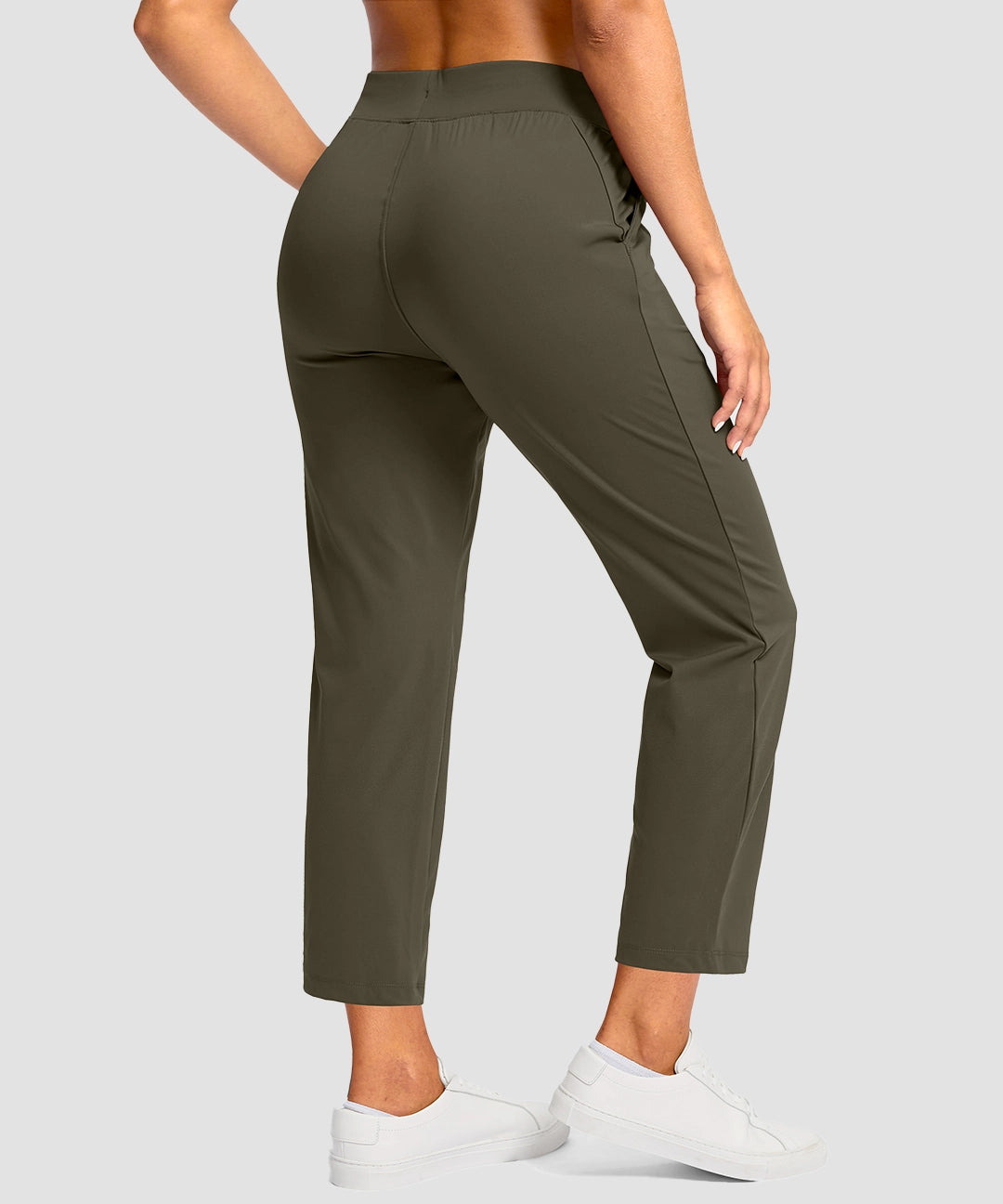 Drawstring With Pockets Ankle Pant - Image 15