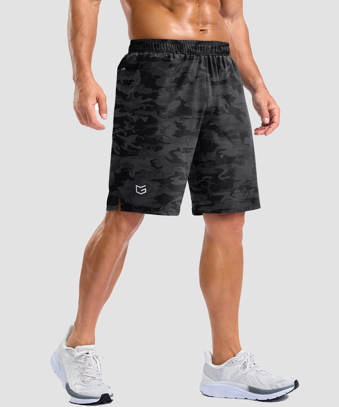 Elastic Waist Split Hem Short 5''/7''/9'' - Image 30