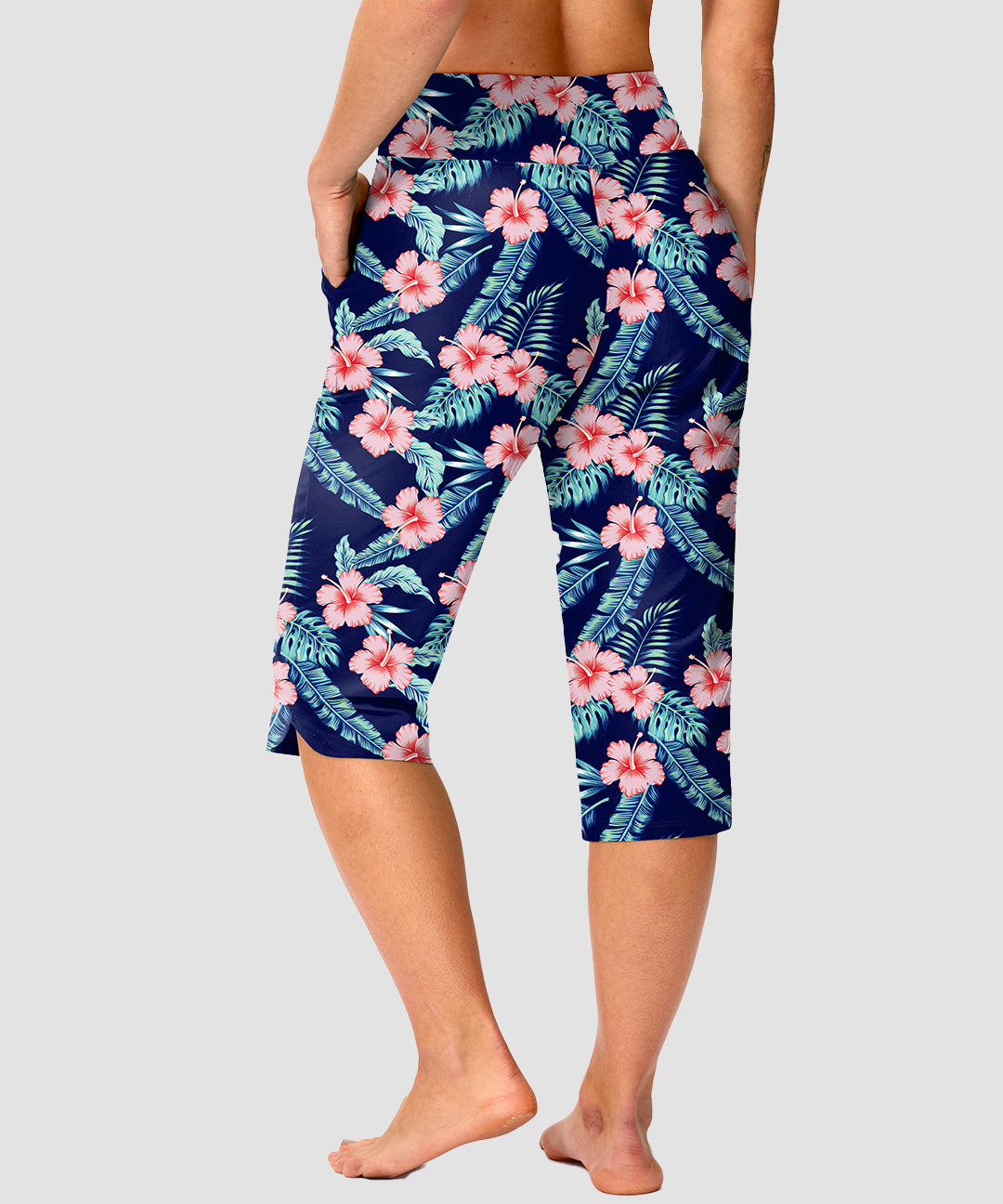 High Rise Slit Capri Pant - Image 23