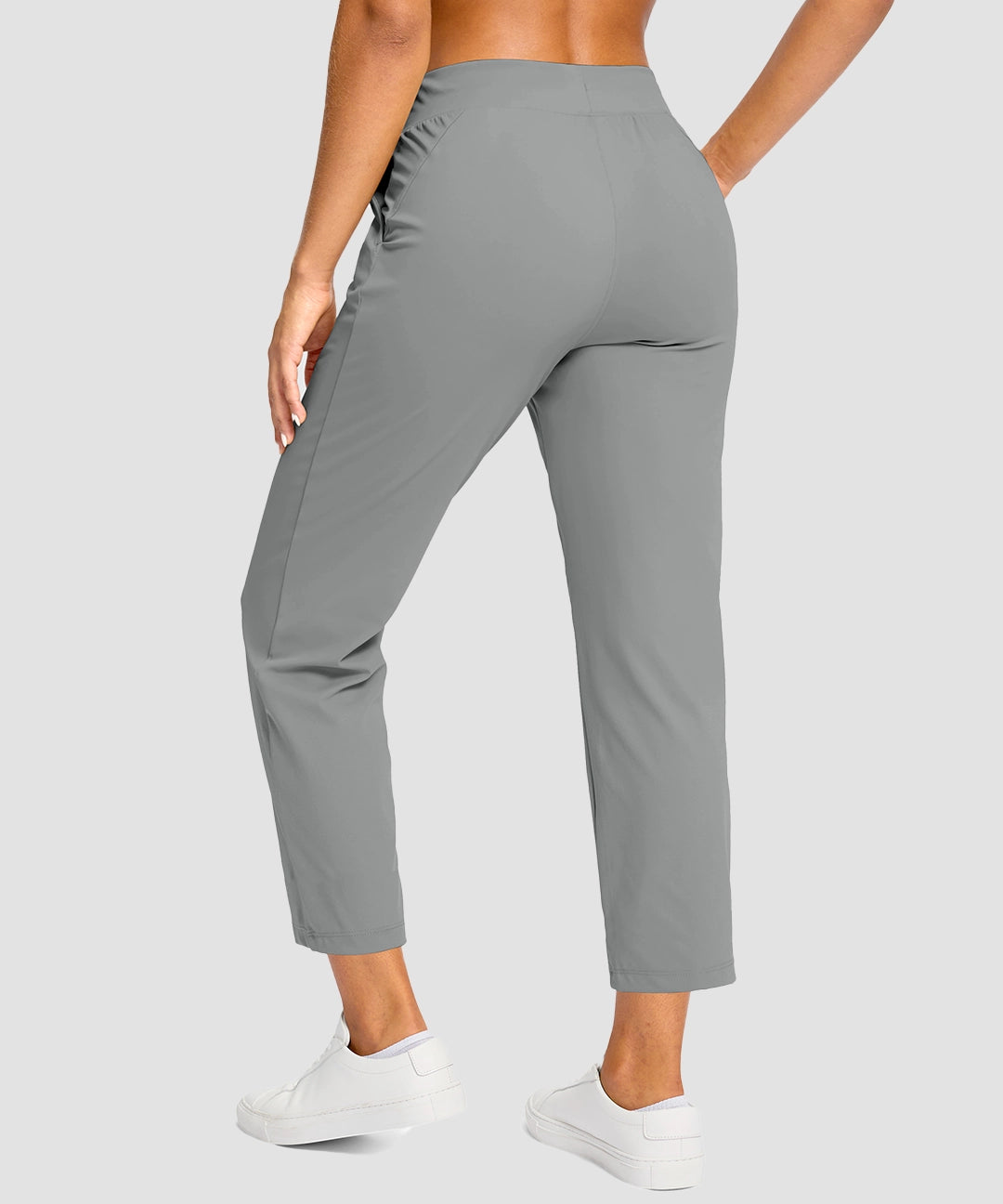 Drawstring With Pockets Ankle Pant - Image 19