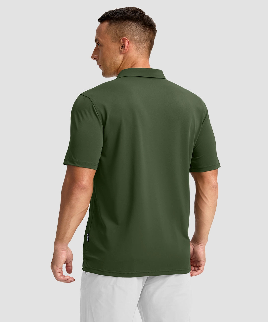 Line Print Dry Fit Golf Polo - Image 25