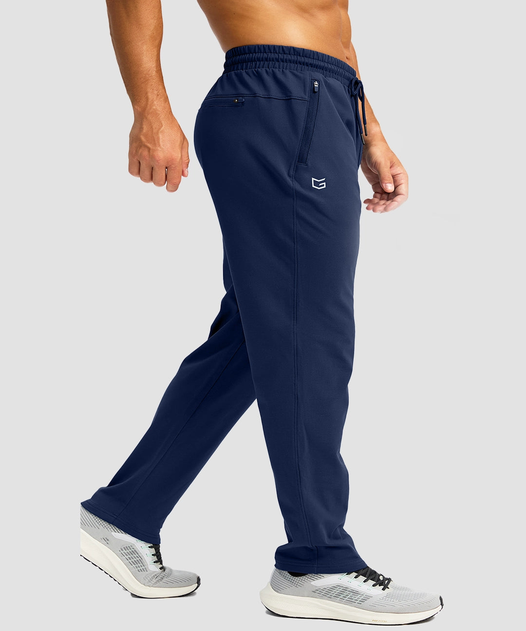 Fleece-Lined Zip Pockets Stretch Sweatpants - Image 15