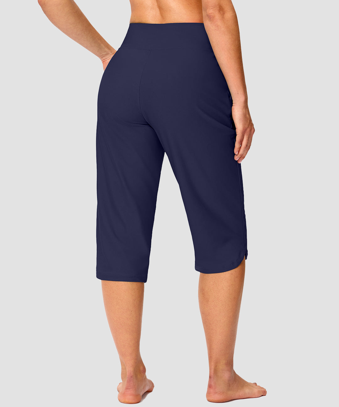 High Rise Slit Capri Pant - Image 8
