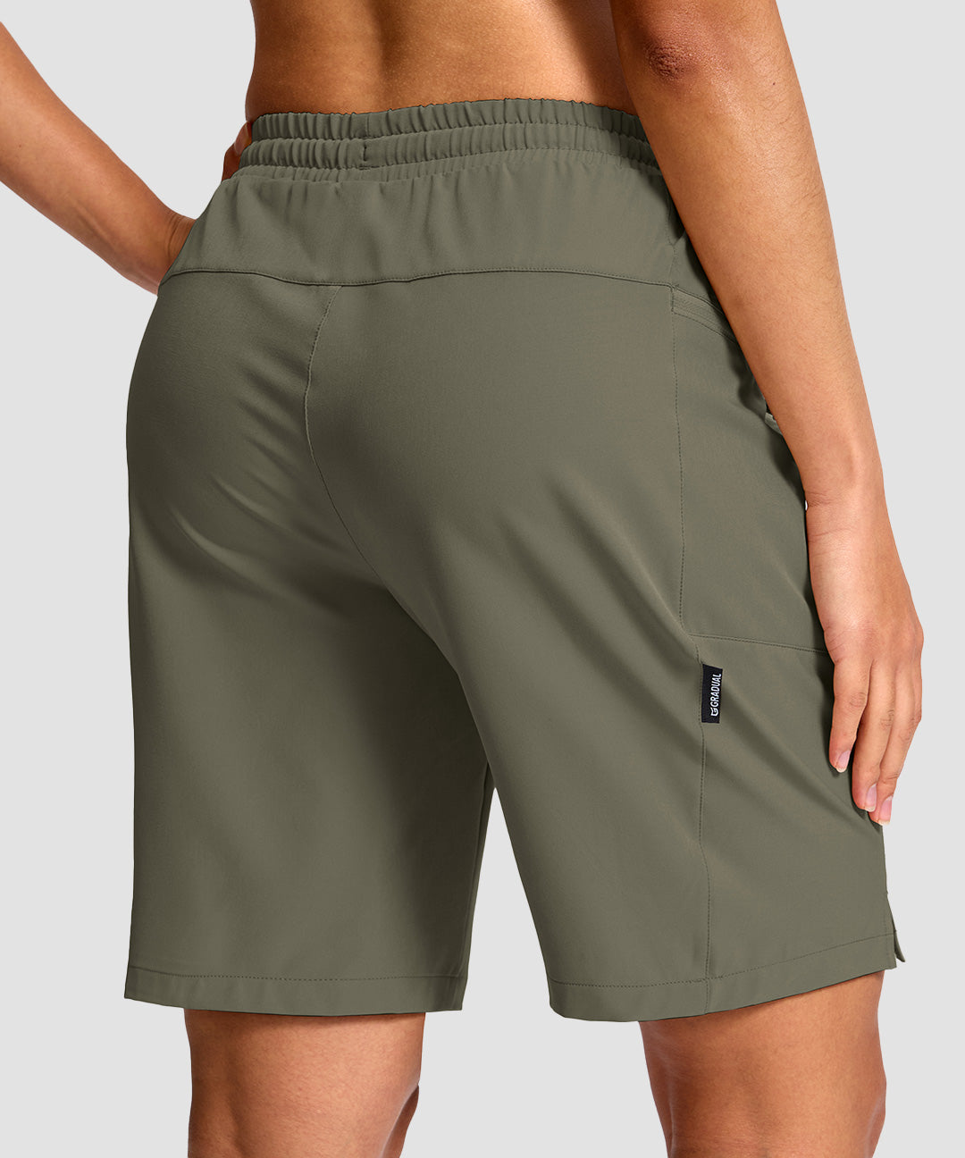 Drawstring Zipper Pokets Bermuda Short 9'' - Image 4