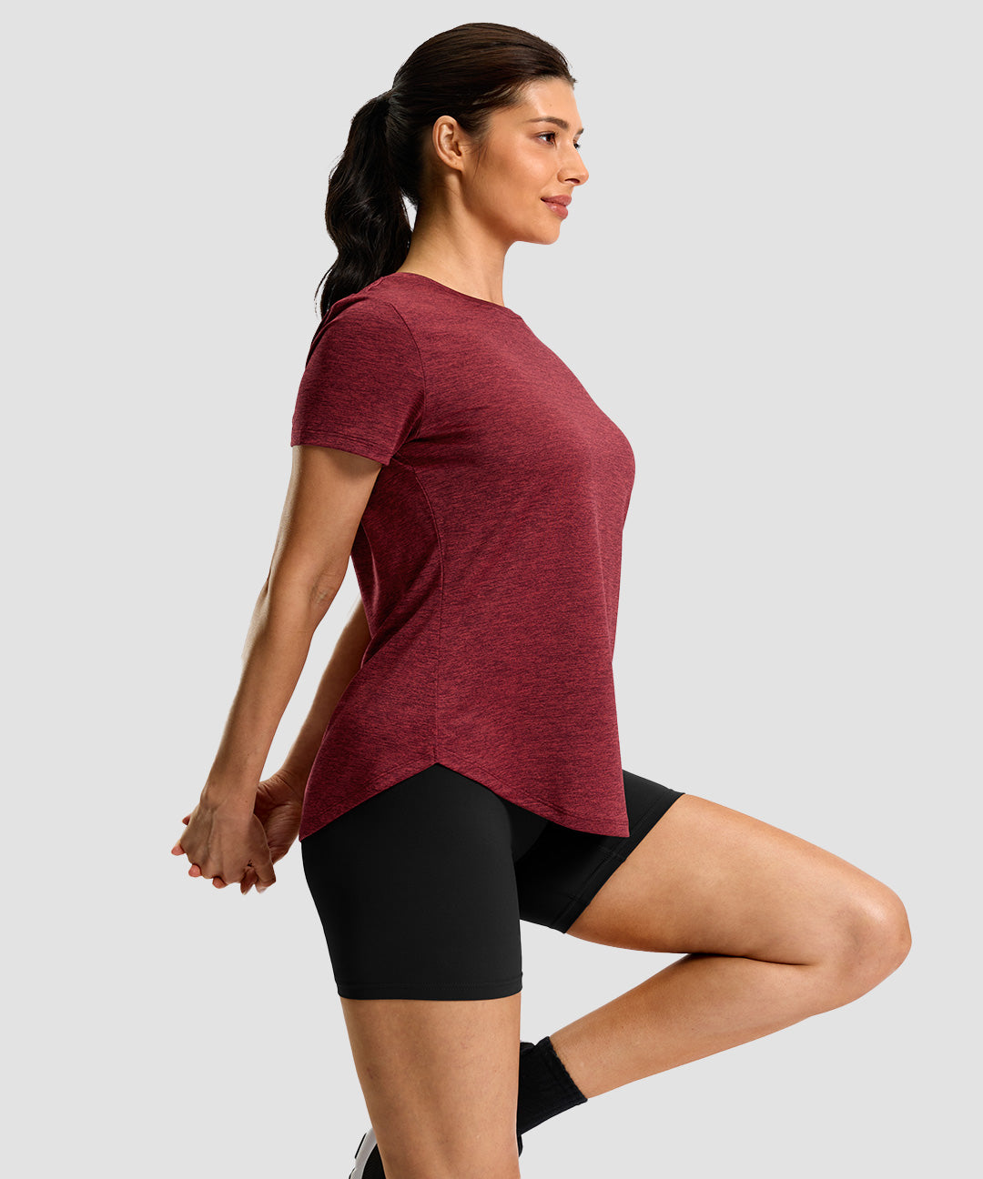 Lightweight Curved Hem Short Sleeve - Image 27