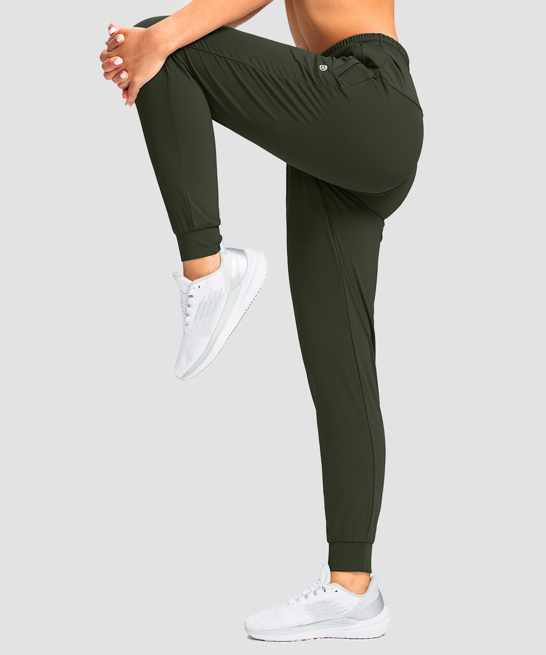 Elastic Waist Zip Pockets Jogger - Image 29
