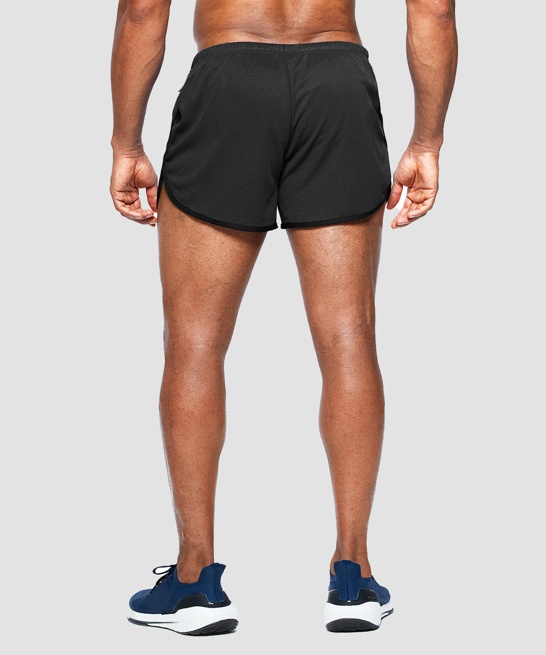 Side Slit Zipper Pockets Lined Short 3'' - Image 4