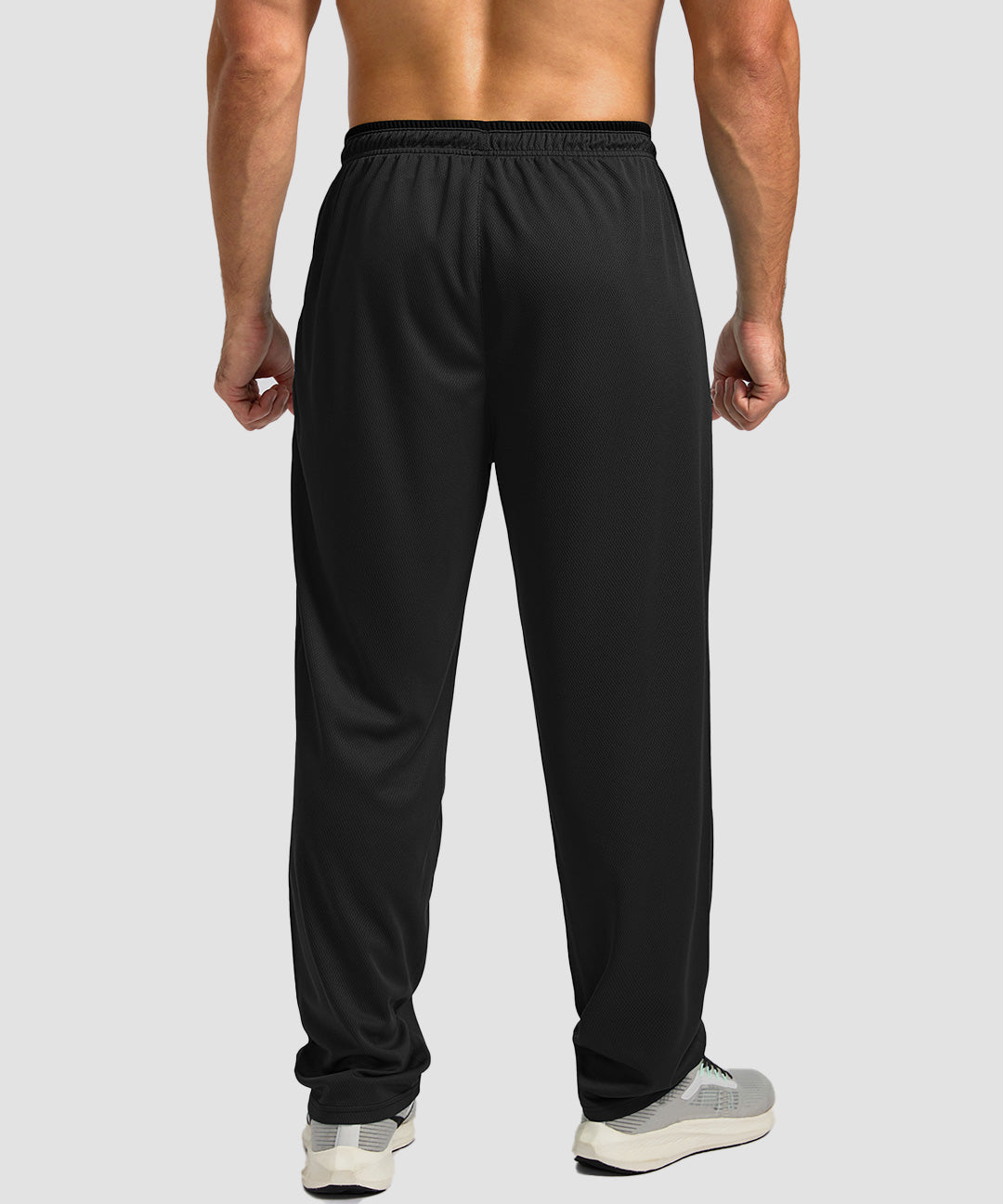 Mesh Zip Pockets Sweatpants - Image 3