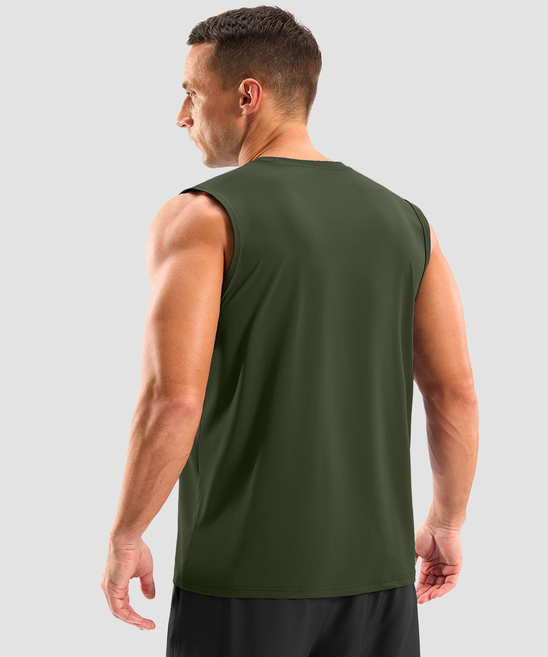 Crew Neck Tank Top - Image 25