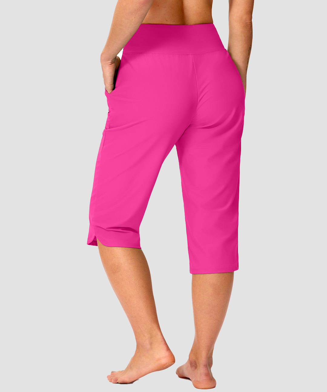 High Rise Slit Capri Pant - Image 17