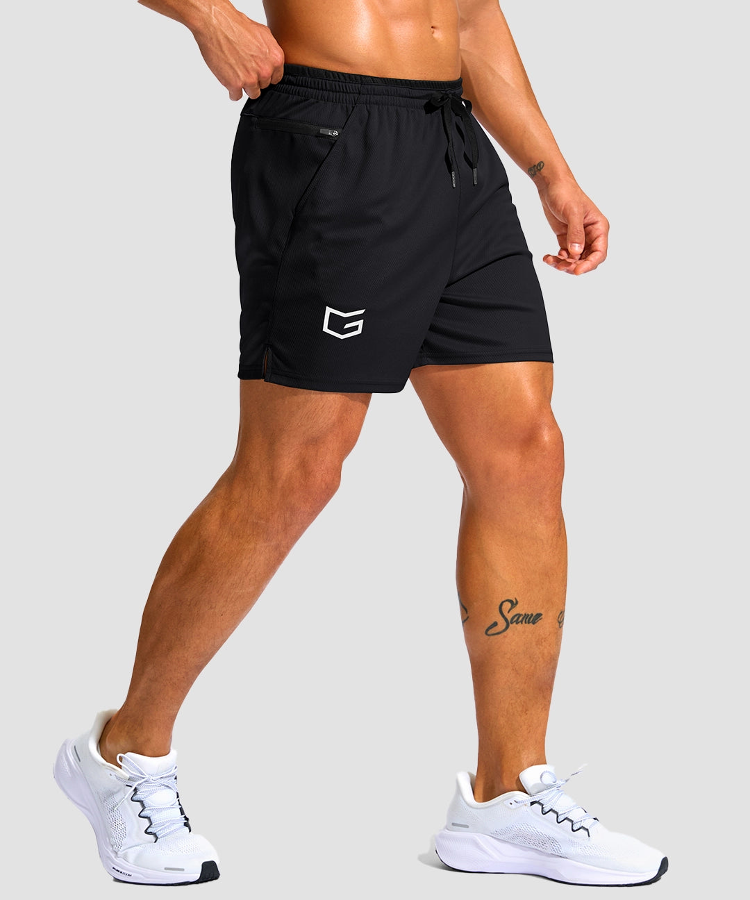 Mesh Split-Leg Zip Pockets Short 5''/7'' - Image 11