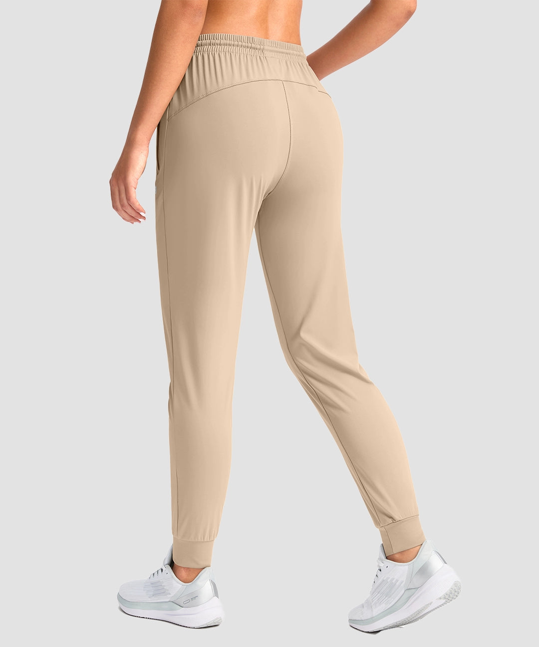 Elastic Waist Zip Pockets Jogger - Image 11