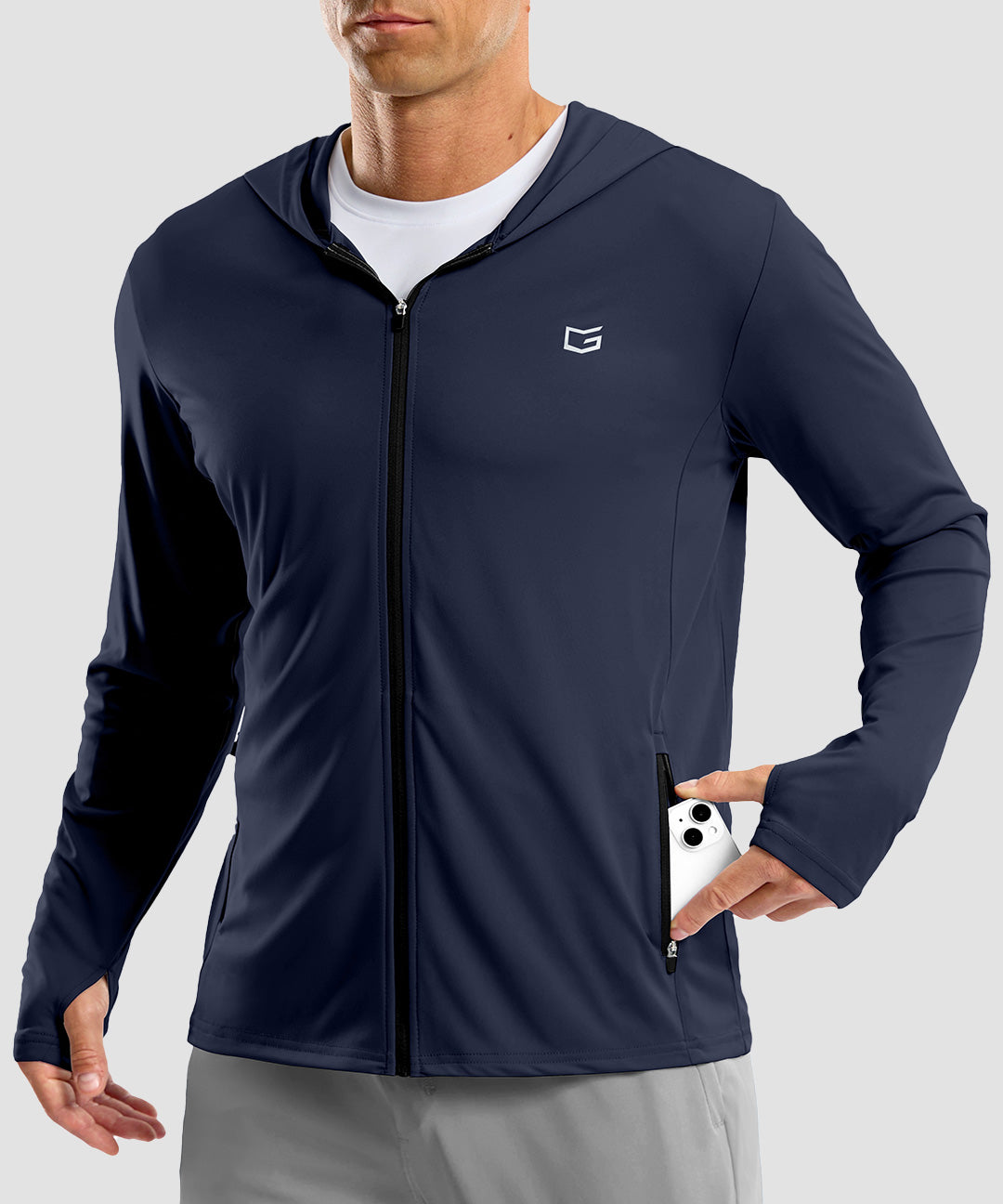 UV Protection Full Zip Hoodie - Image 7