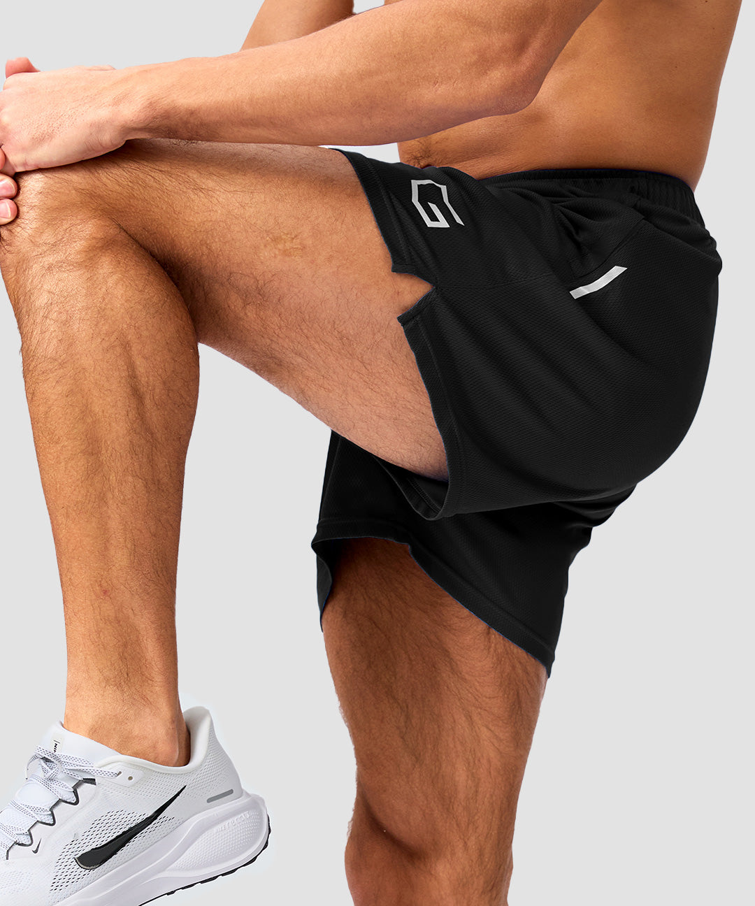 Mid Rise Mesh Reflective Short 5''/7''/10'' - Image 15