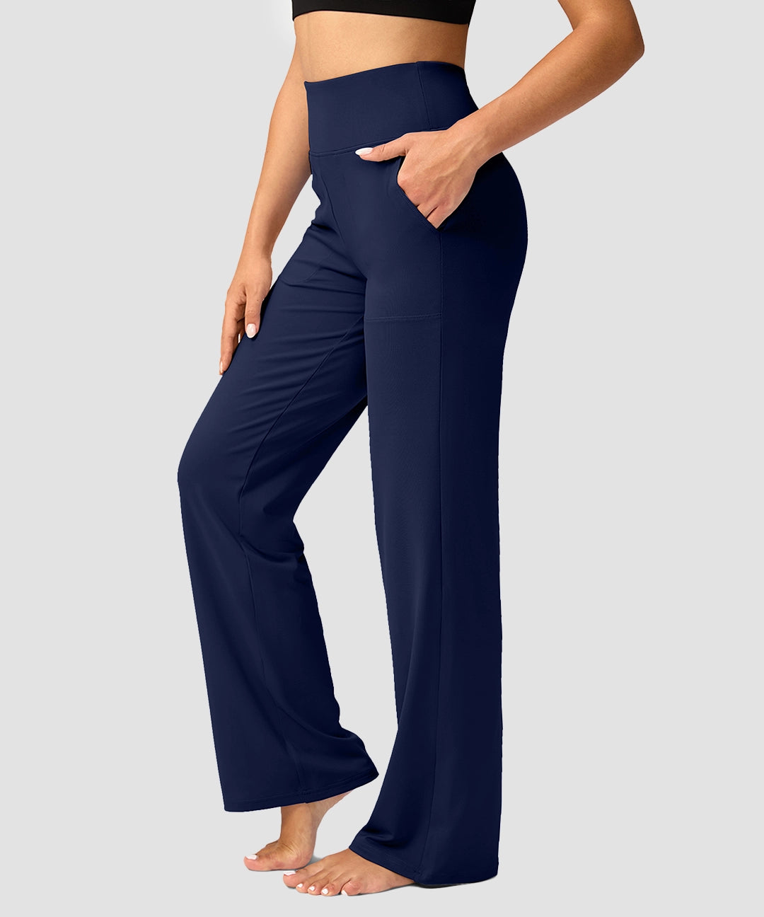 High Rise Wide Leg Yoga Pants - Image 9