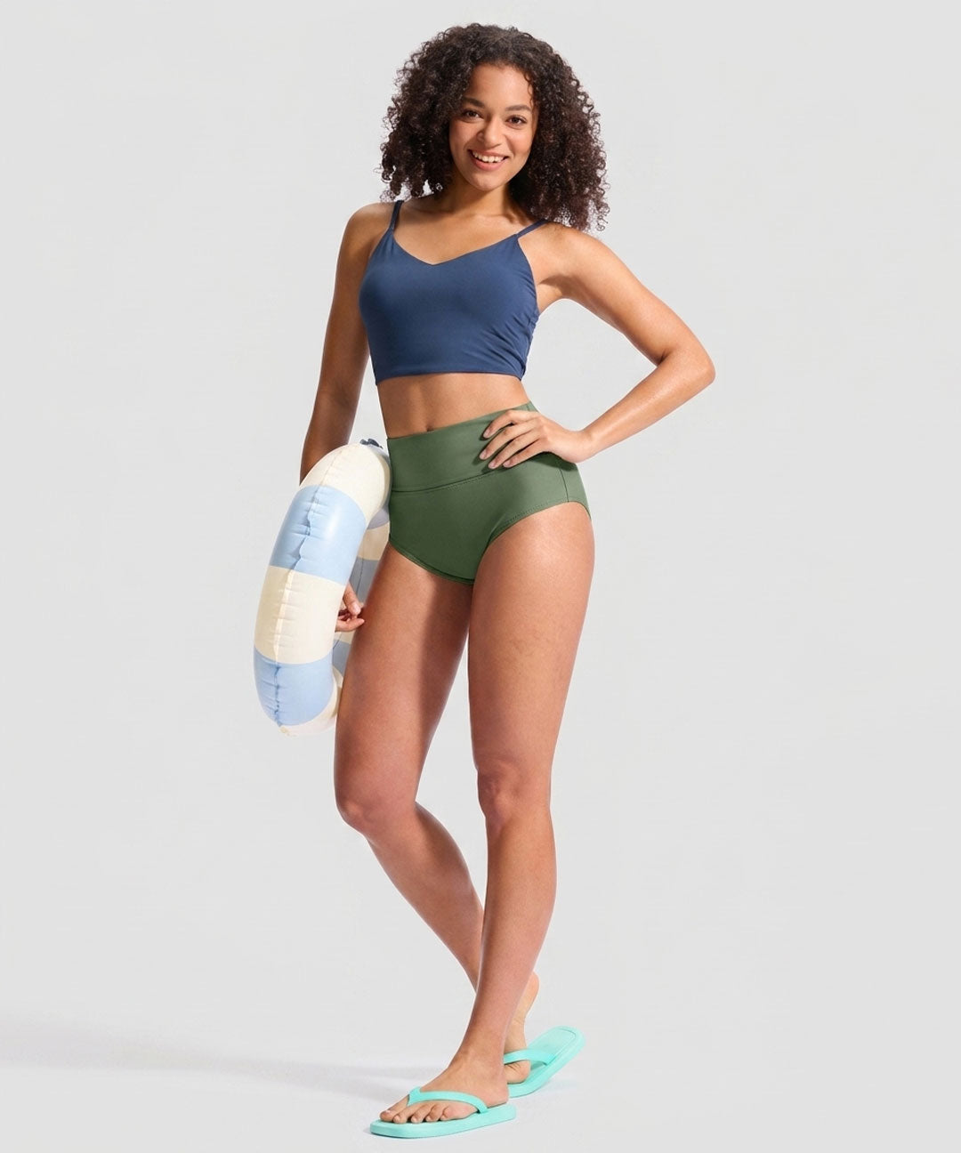 High Waist Bikini Bottoms - Image 6