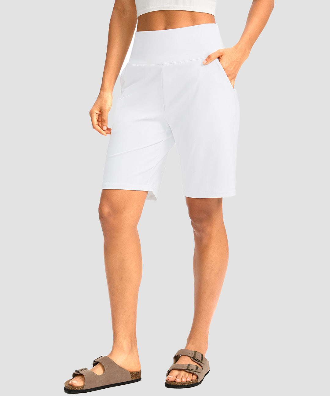 Elastic Waist Bermuda Shorts 5''/7''/9'' - Image 18