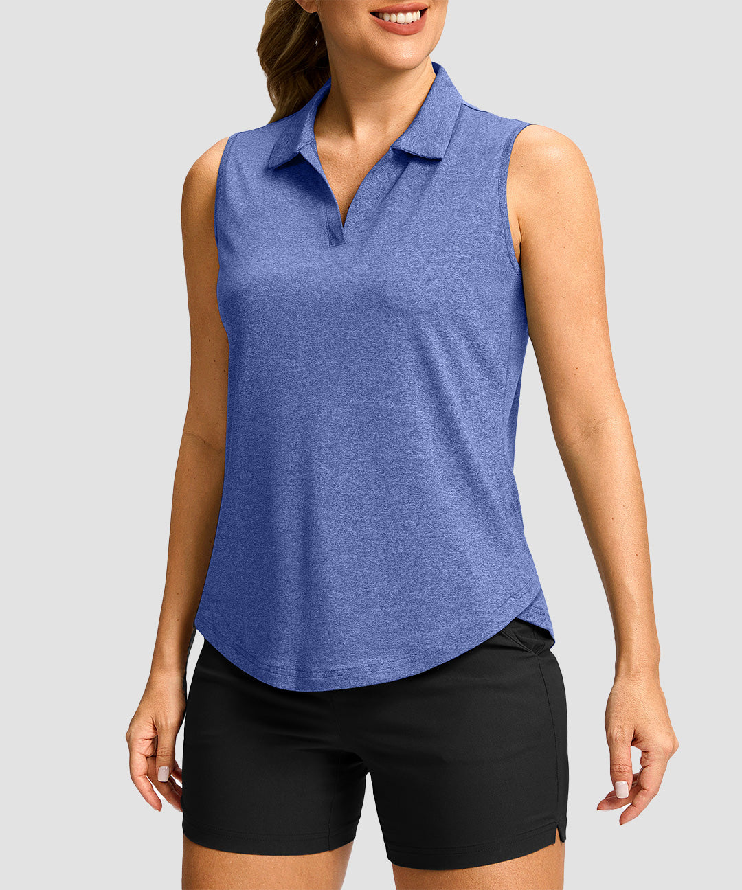High-Low Polo Tank Top - Image 16